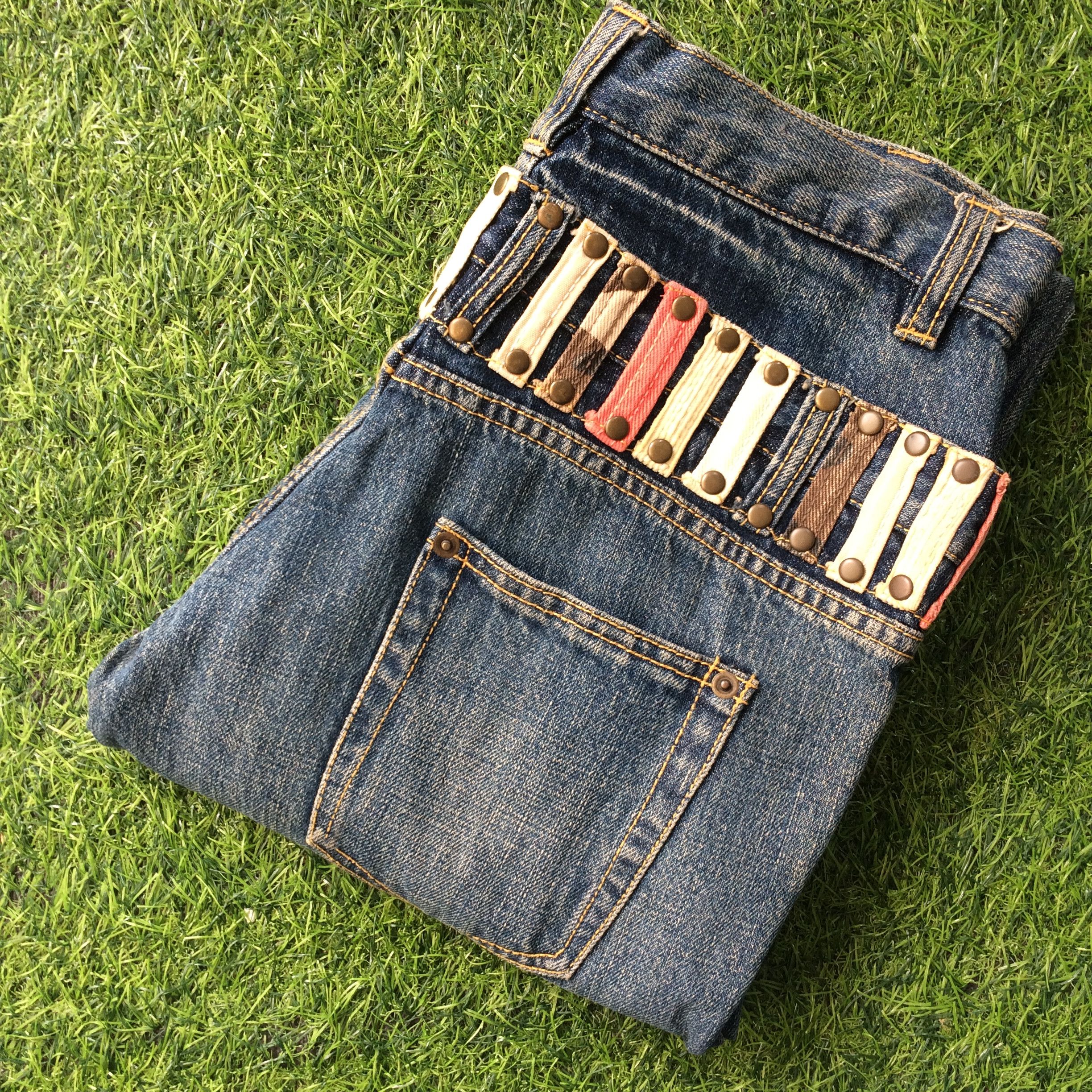 Japanese Brand × Jean × Vintage Japan Jeans Double Waist Jeans #D-375 Size US 28 / EU 44 - 8 Thumbnail