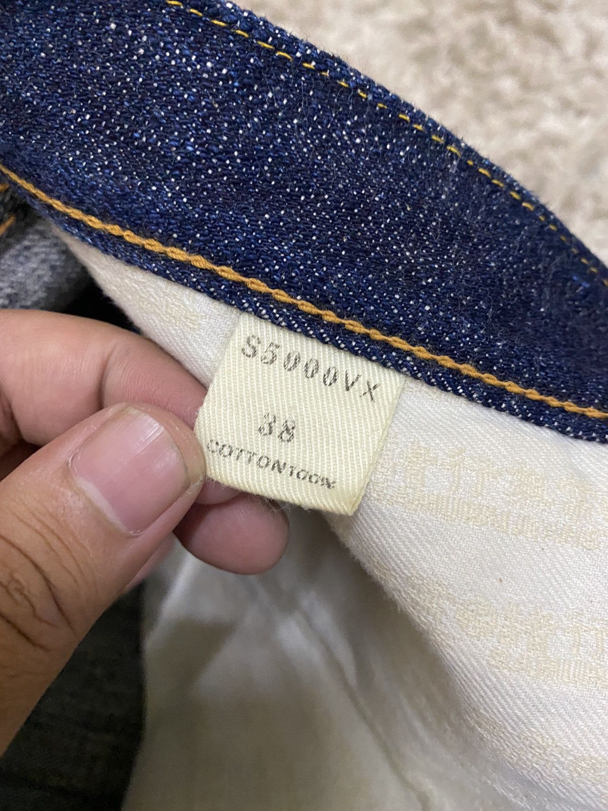 Samurai Jeans 🔥grail🔥 SAMURAI S5000VX 17oz denim jeans Size US 37 - 14 Thumbnail