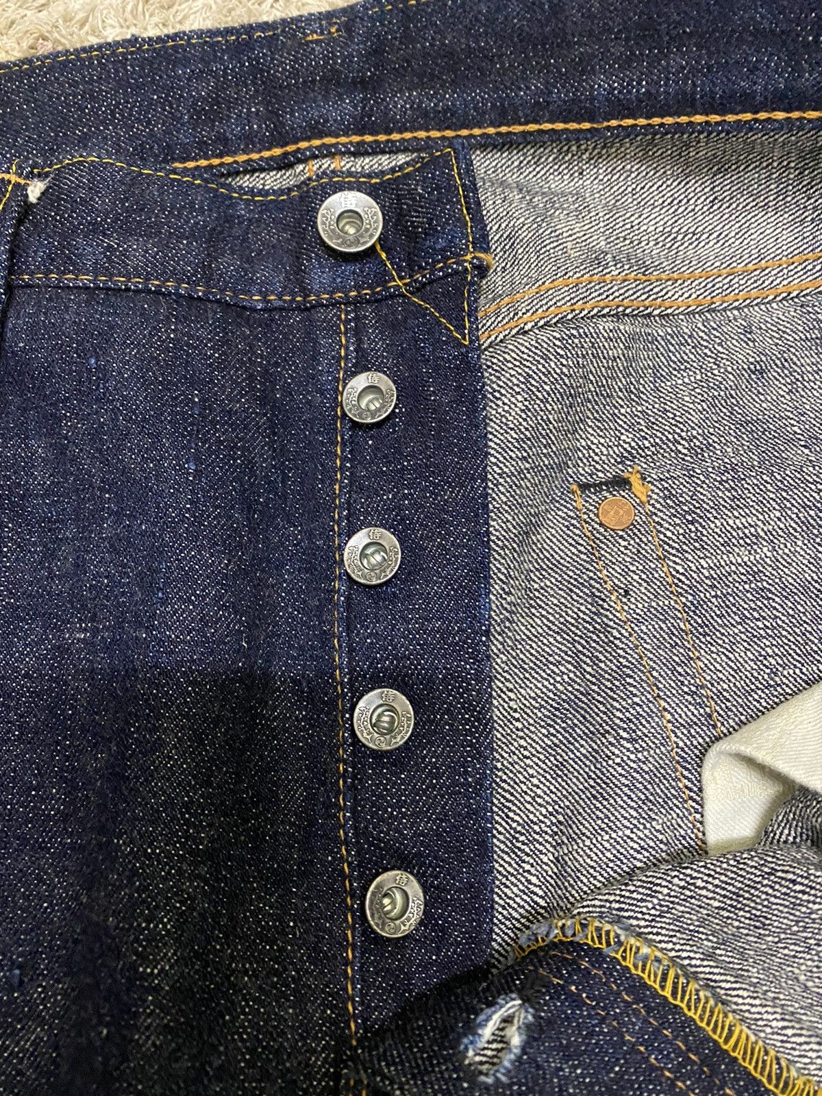Samurai Jeans 🔥grail🔥 SAMURAI S5000VX 17oz denim jeans Size US 37 - 13 Thumbnail