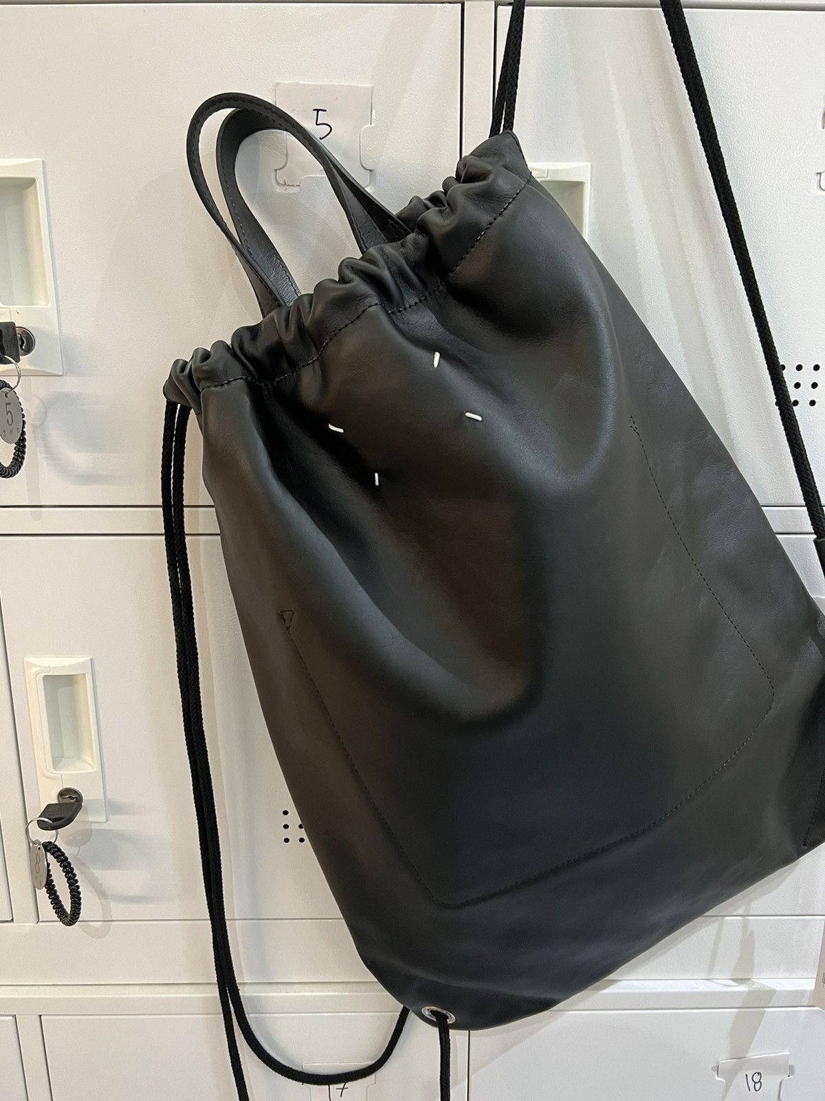 Maison Margiela Margiela leather backpack Size ONE SIZE - 1 Thumbnail