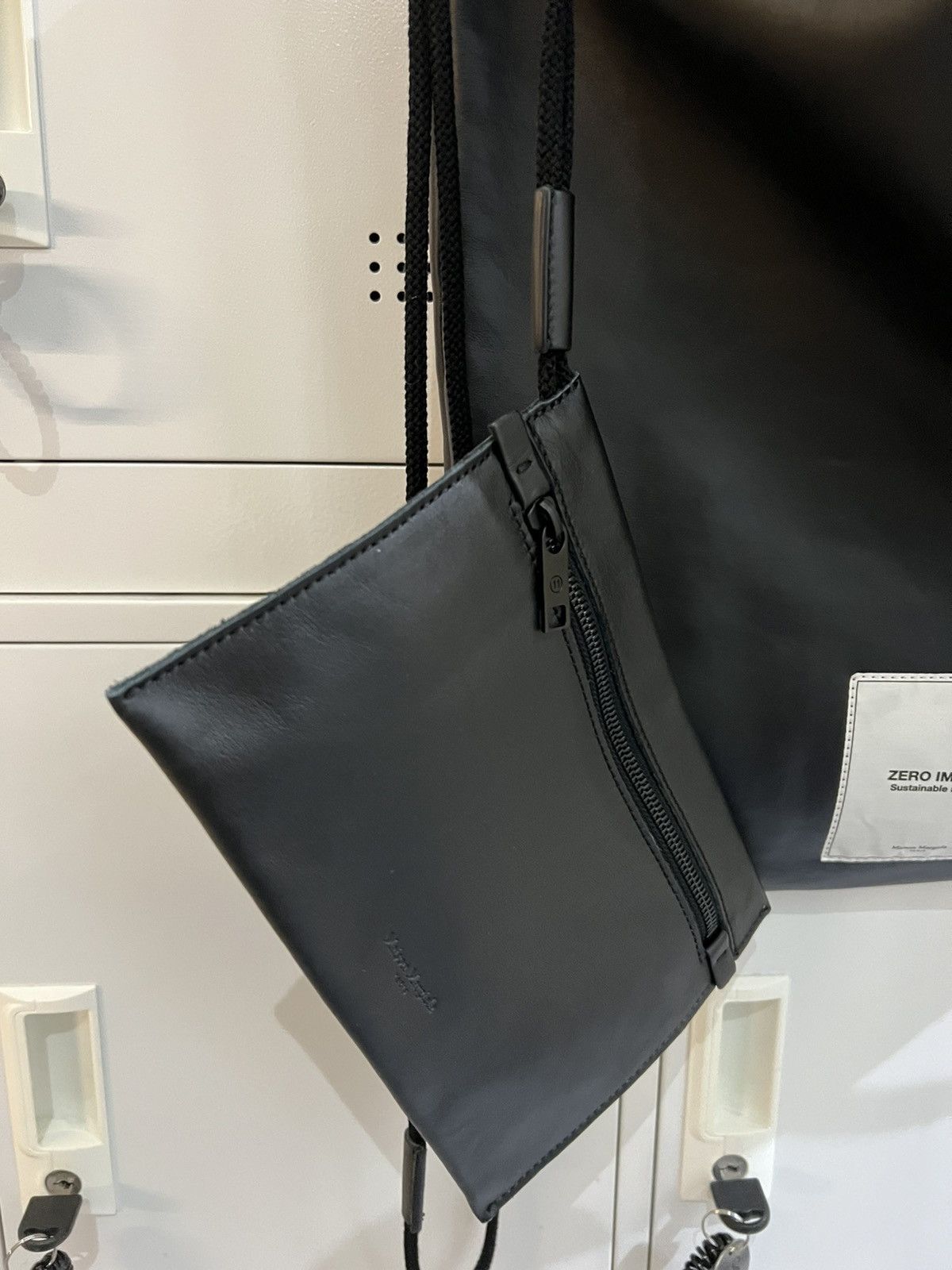 Maison Margiela Margiela leather backpack Size ONE SIZE - 13 Thumbnail