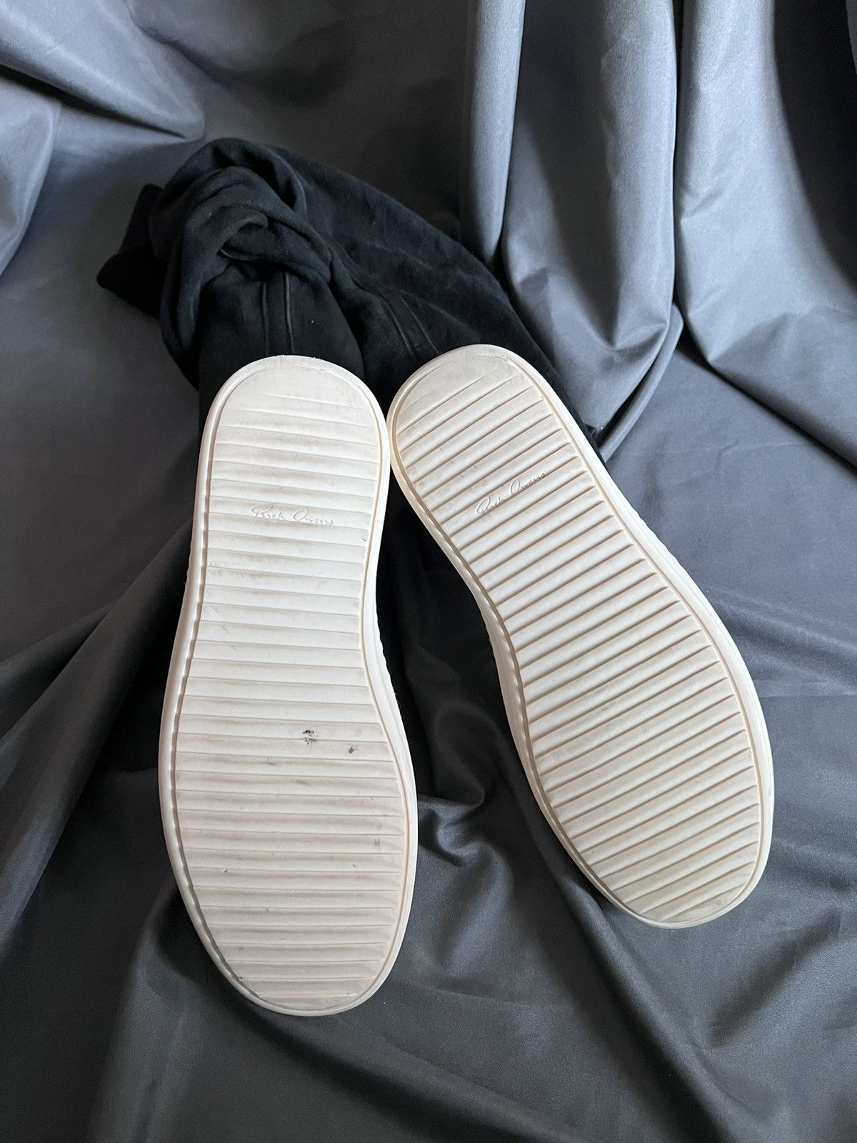 Rick Owens Rick owens mainline leather stretch thighs boots ramones 37 Size US 7 / IT 37 - 4 Thumbnail