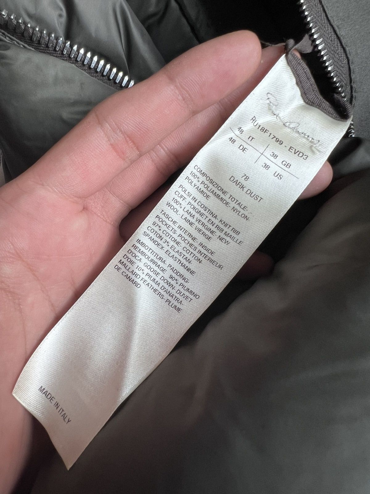 Rick Owens Rick owens puffer size48 Size US M / EU 48-50 / 2 - 6 Thumbnail