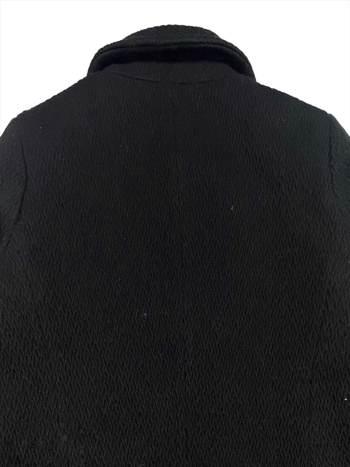 Sisley SISLEY SOLID BLACK WOOL COAT ITALY Size US S / EU 44-46 / 1 - 13 Thumbnail