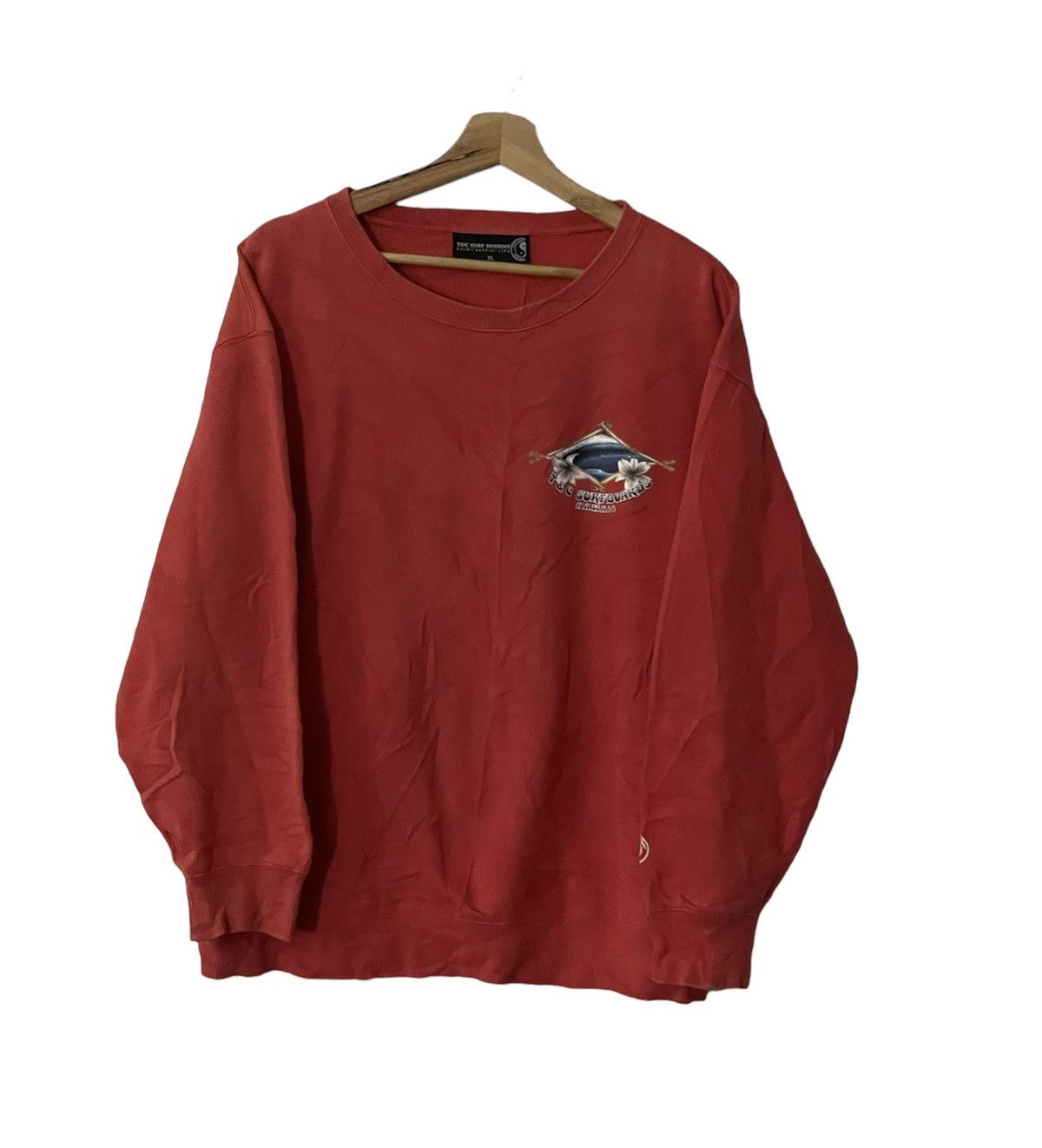 Vintage Vintage T&C Surf Boards Hawaii Big Logo Sweatshirt Size US XL / EU 56 / 4 - 3 Thumbnail