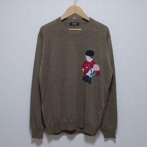 Undercover Johnny Rotten Embroidered Knit Sweater Size US L / EU 52-54 / 3 - 1 Thumbnail