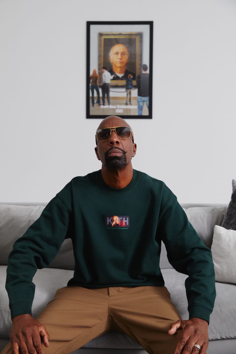 KITH キス Curb Your Enthusiasm 長袖 Tシャツ L 黒 - メルカリ
