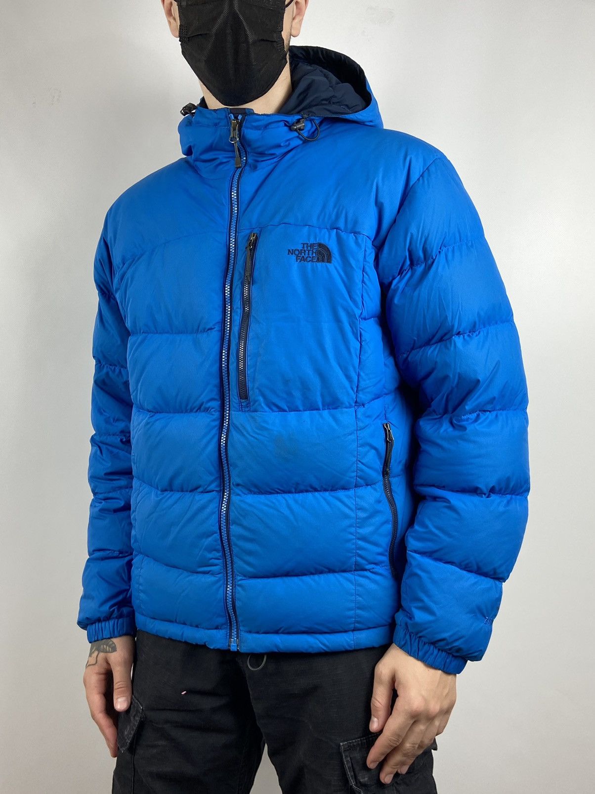 The North Face The North Face 700 Blue Down Puffer Hoodie Jacket Size US M / EU 48-50 / 2 - 1 Thumbnail