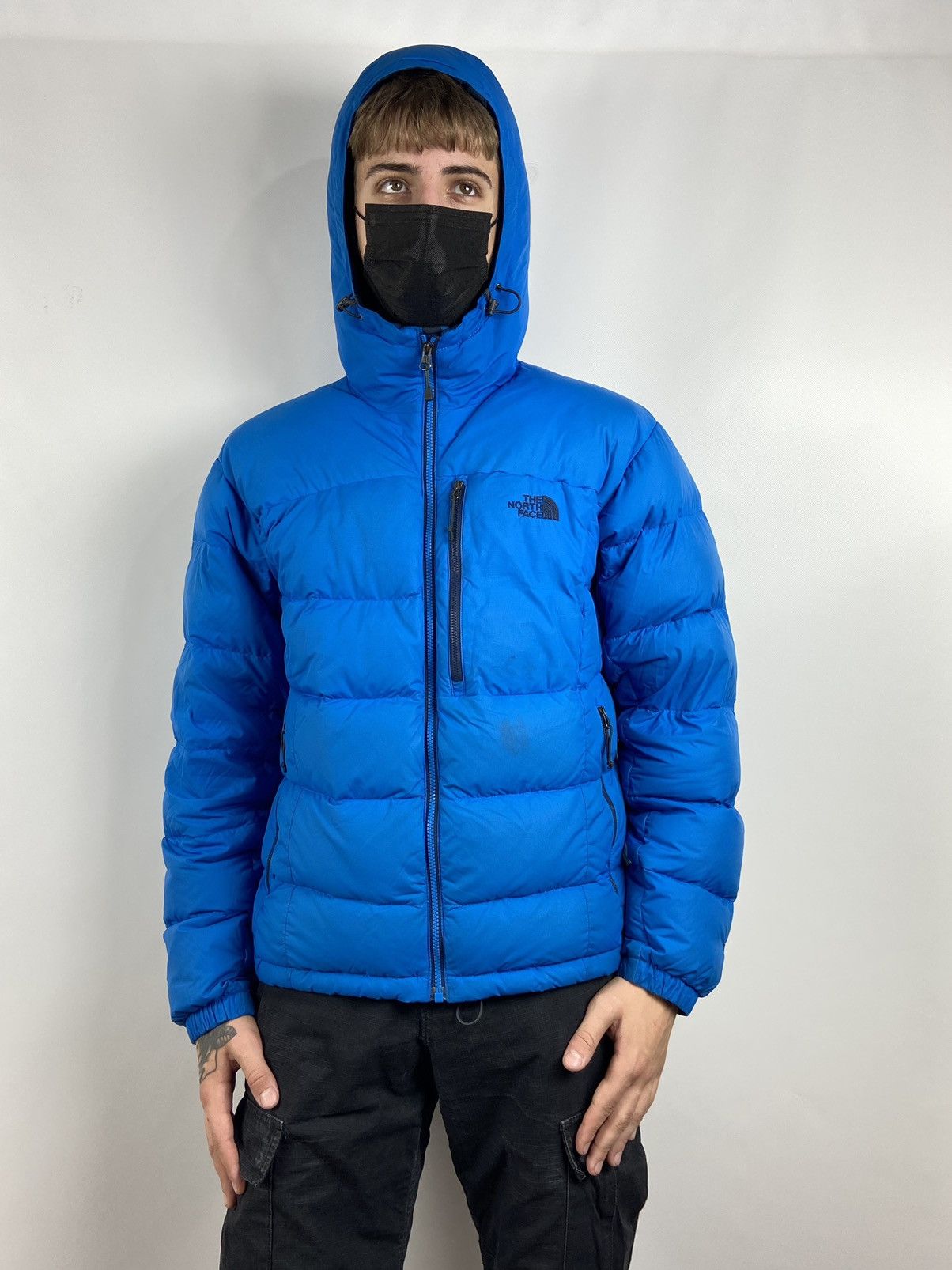 The North Face The North Face 700 Blue Down Puffer Hoodie Jacket Size US M / EU 48-50 / 2 - 2 Thumbnail