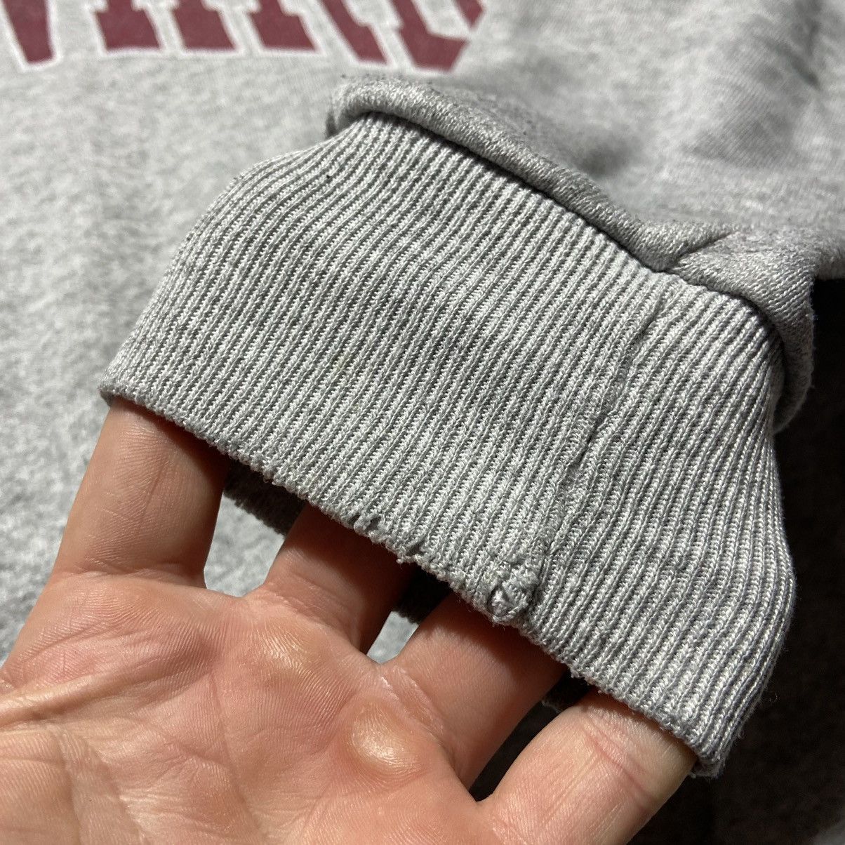 Vintage Vintage 90s HARVARD University Sweatshirt Made in USA Size US L / EU 52-54 / 3 - 10 Thumbnail