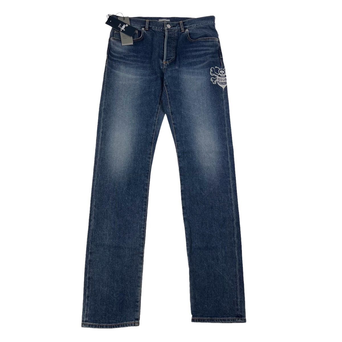 Dior × Stussy Dior x Stüssy Bee Embroidered Jeans Size US 30 / EU 46 - 2 Thumbnail