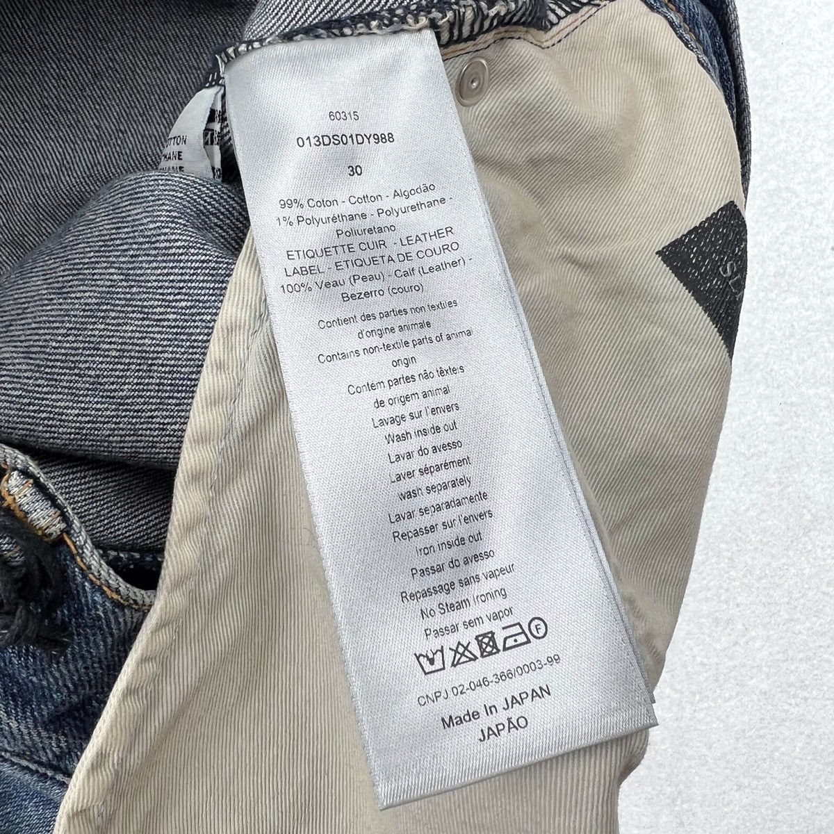 Dior × Stussy Dior x Stüssy Bee Embroidered Jeans Size US 30 / EU 46 - 6 Thumbnail