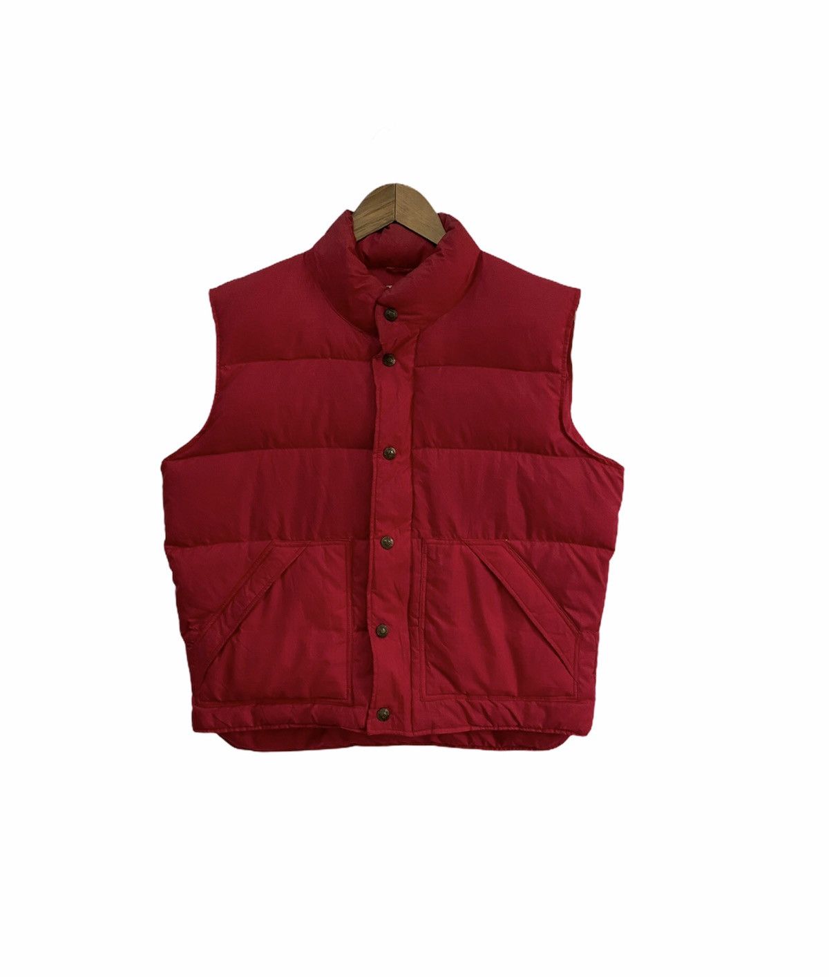 Japanese Brand × Vintage Vintage Moncler Design Raspberry Puffer Goose Down Vest Size US M / EU 48-50 / 2 - 1 Thumbnail