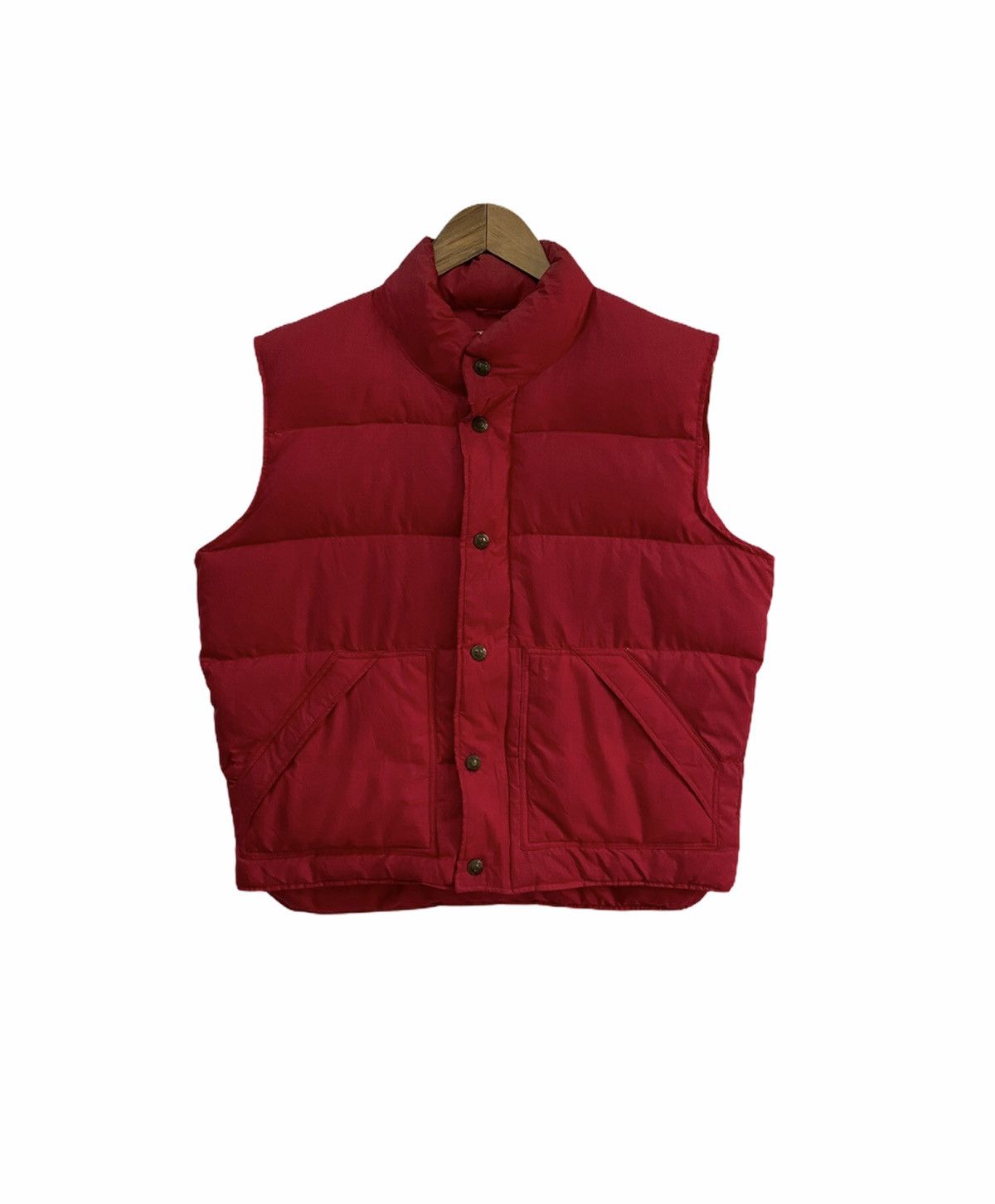 Japanese Brand × Vintage Vintage Moncler Design Raspberry Puffer Goose Down Vest Size US M / EU 48-50 / 2 - 2 Thumbnail