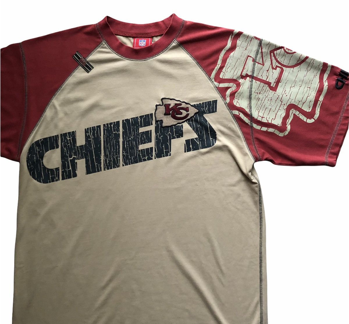 NFL × Vintage Vintage NFL Kansas City Chiefs t-shirt Size US XL / EU 56 / 4 - 2 Thumbnail