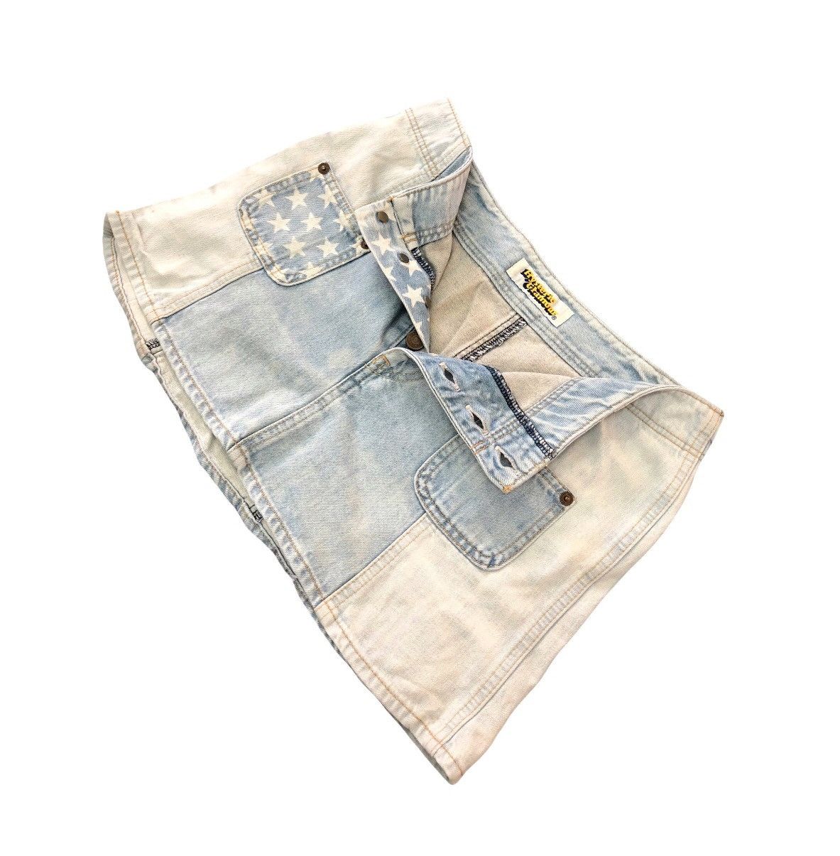 Hysteric Glamour 90s Hysteric Glamour Punker Denim Skirt Size US 29 - 3 Thumbnail