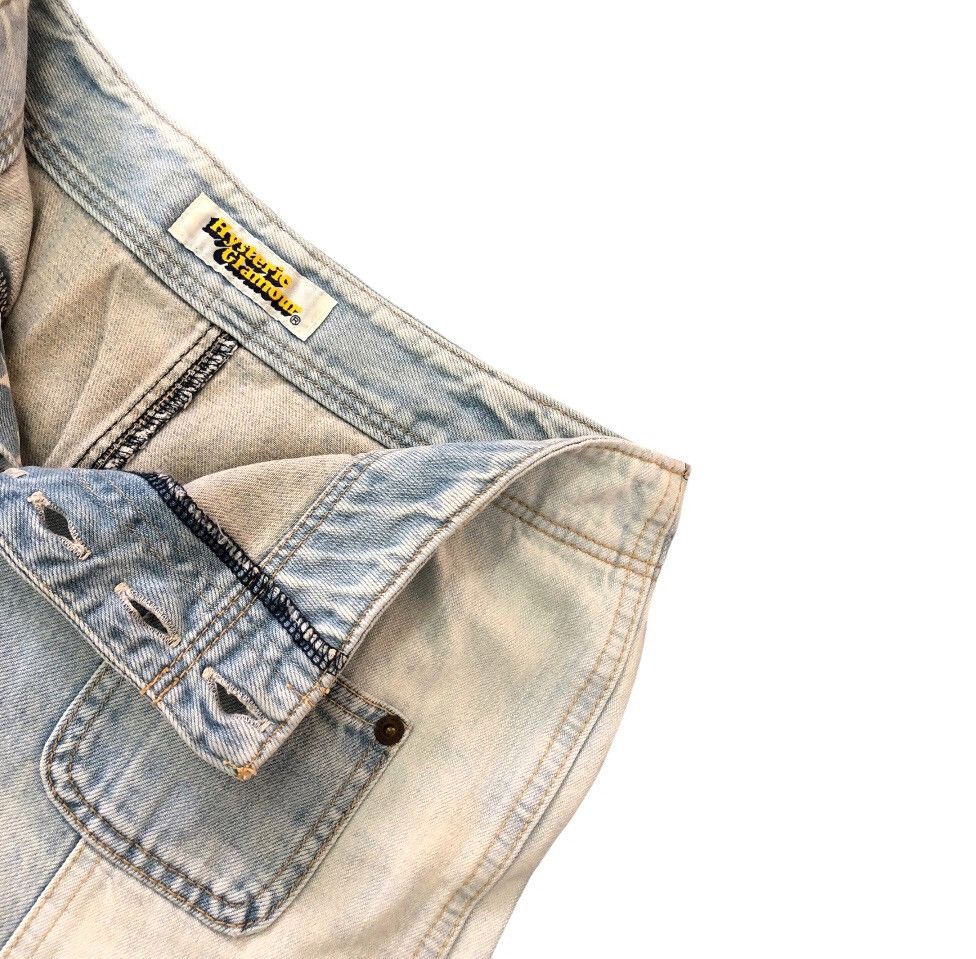 Hysteric Glamour 90s Hysteric Glamour Punker Denim Skirt Size US 29 - 4 Thumbnail
