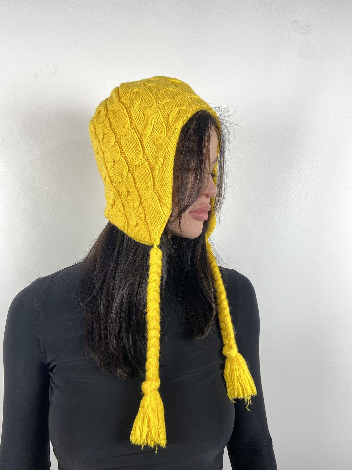 Nike ACG Nike ACG Yellow Knit Winter Fleece Hats Size ONE SIZE - 3 Thumbnail