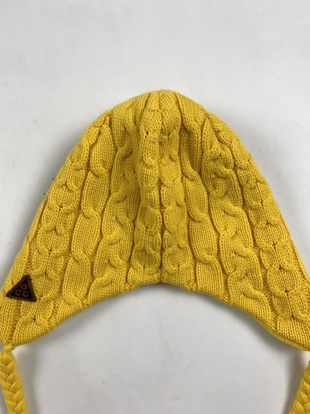 Nike ACG Nike ACG Yellow Knit Winter Fleece Hats Size ONE SIZE - 12 Thumbnail