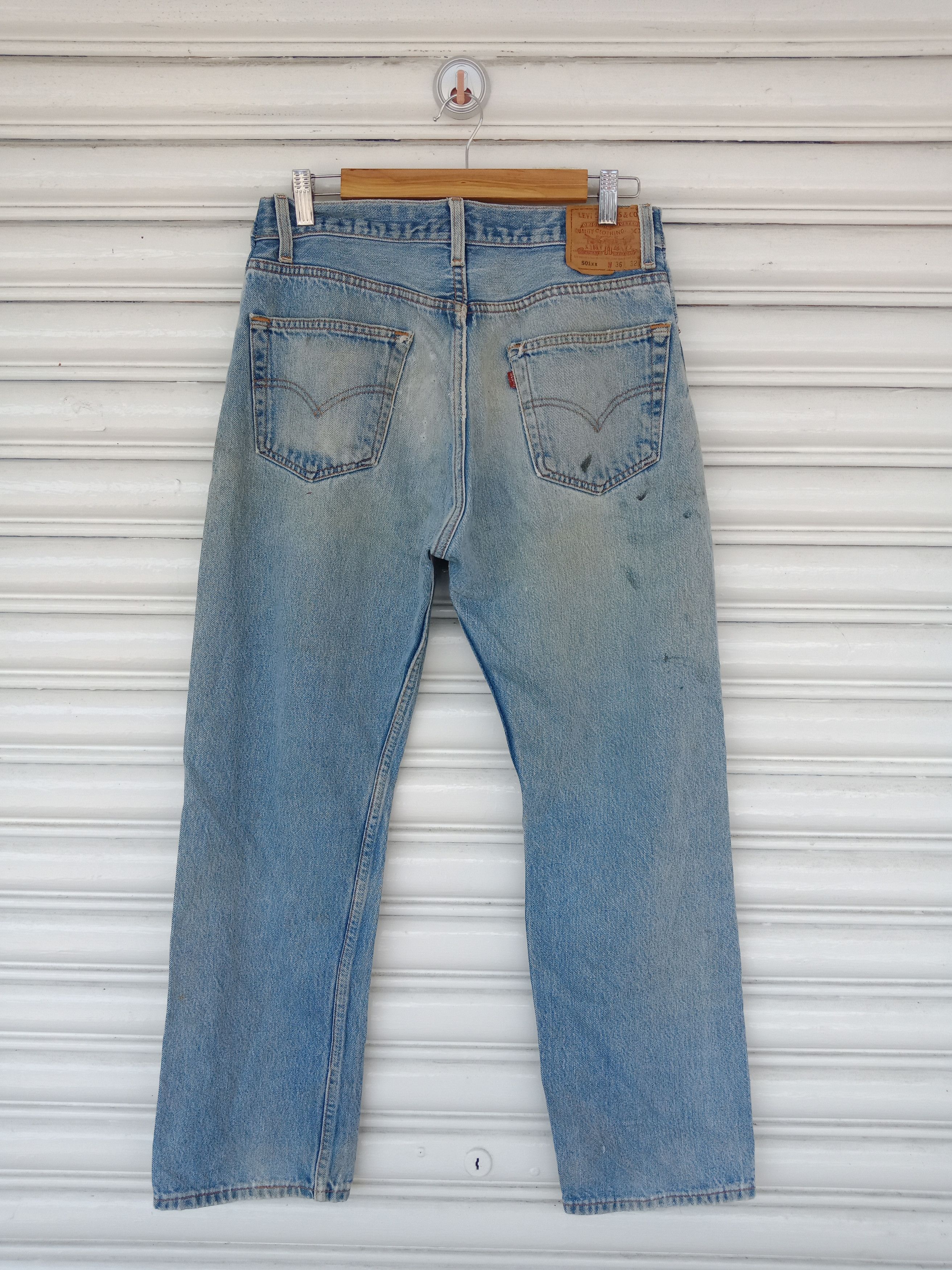 Levi's Levis 501xx Distressed Mudwash Made in USA Size US 31 - 2 Thumbnail