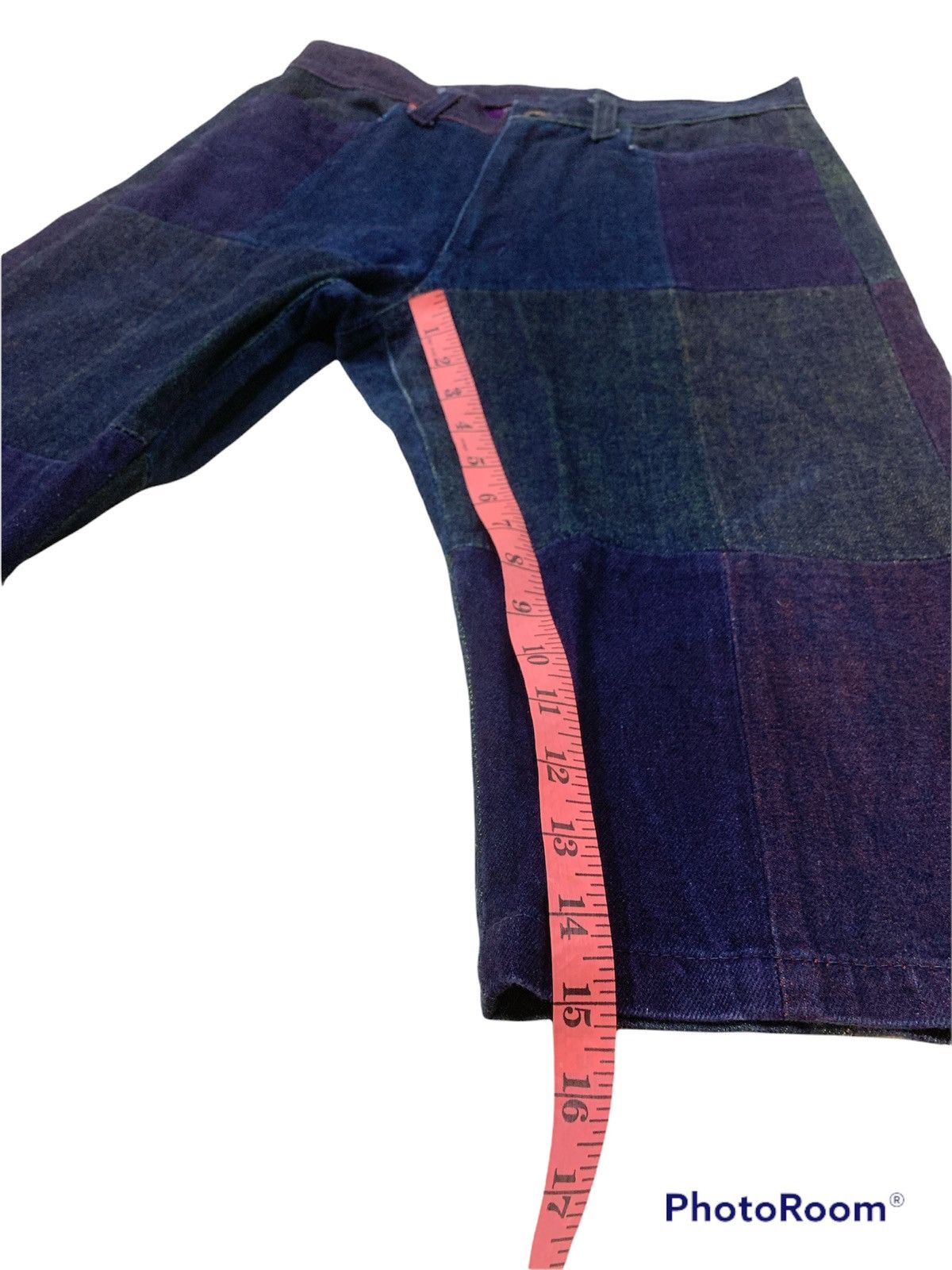 Japanese Brand × Vintage VINTAGE RUPERT RECONSTRUCTED TRASHED SHORTS DENIM Size US 31 - 5 Thumbnail