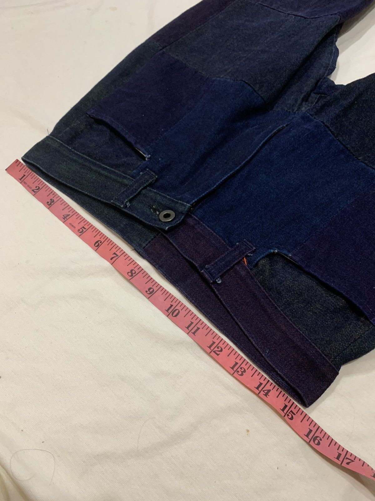 Japanese Brand × Vintage VINTAGE RUPERT RECONSTRUCTED TRASHED SHORTS DENIM Size US 31 - 8 Thumbnail
