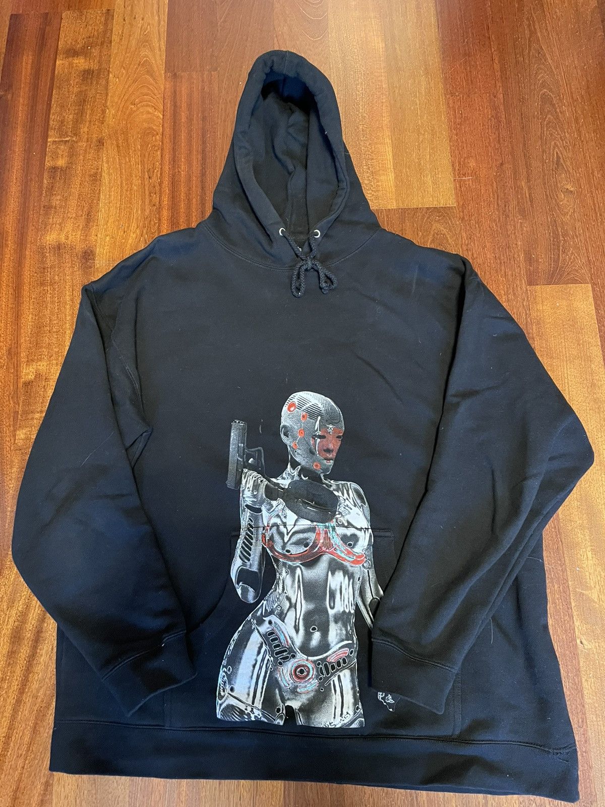 image of City Morgue Sosmula Sleez Machine Hoodie - (Black), Men's (Size 2XL)