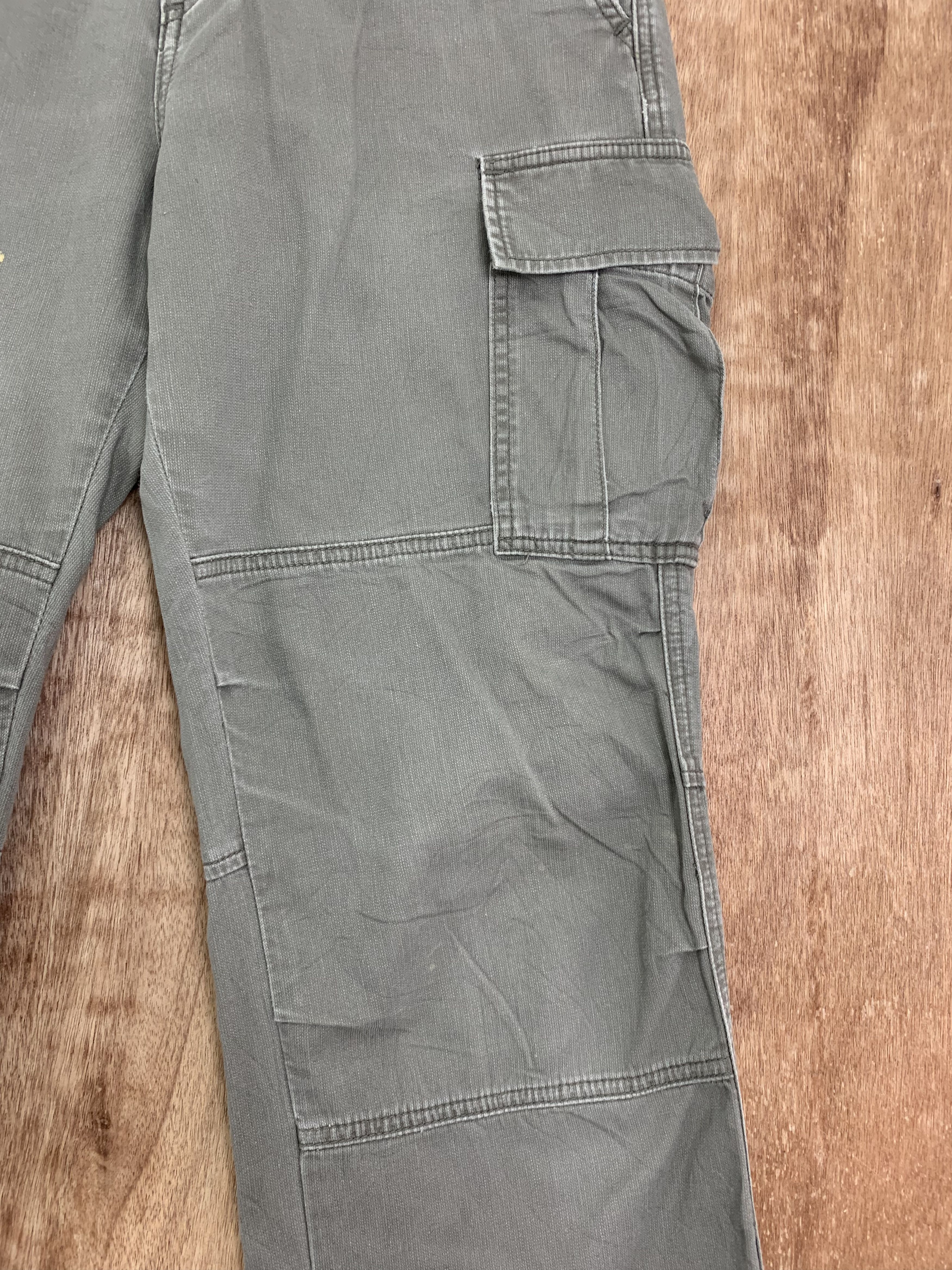 LOWRYS FARM Cargo Pants Lowrs Farm Multipocket Travis Scott Style Size US 27 - 7 Thumbnail