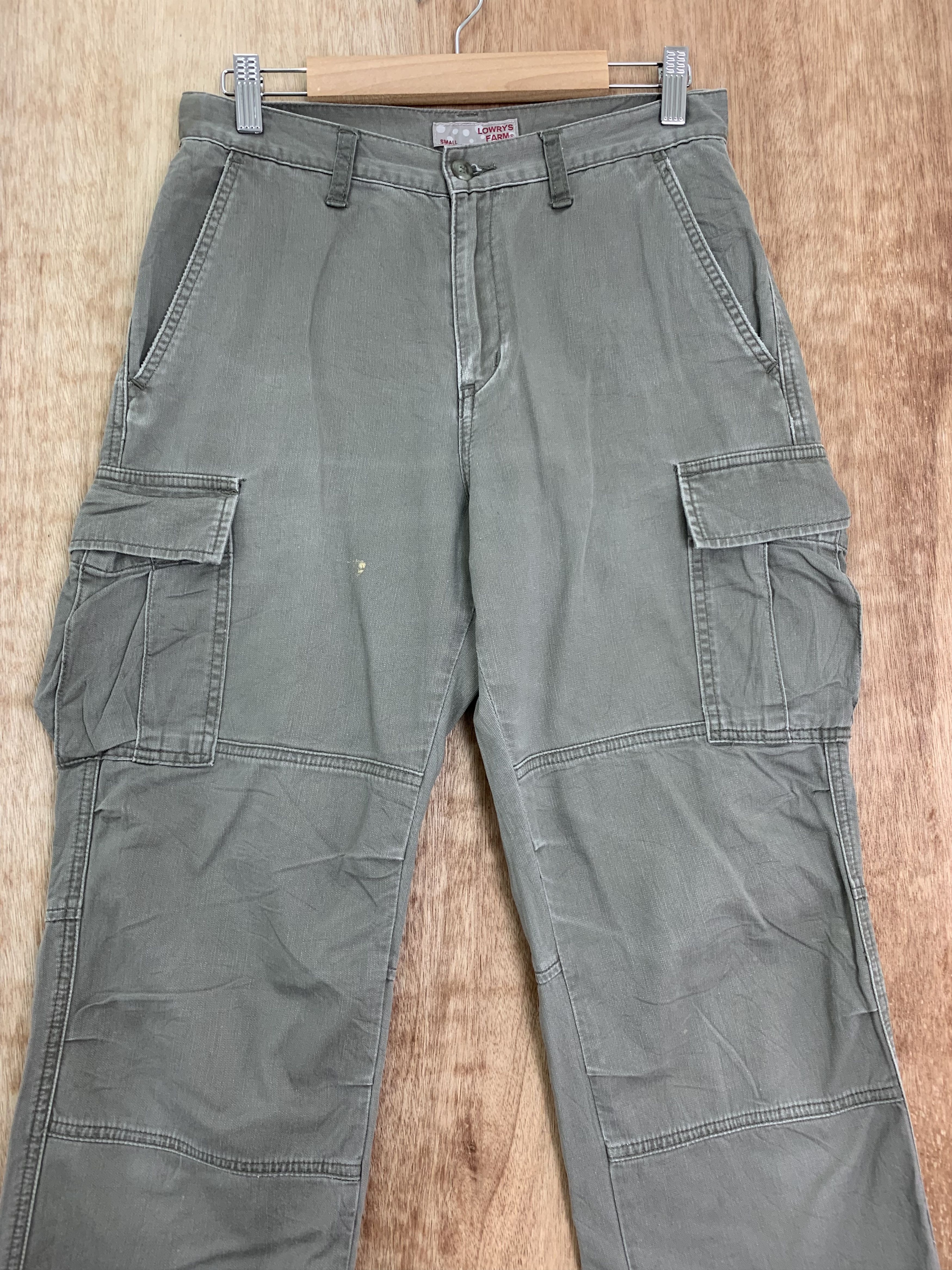 LOWRYS FARM Cargo Pants Lowrs Farm Multipocket Travis Scott Style Size US 27 - 3 Thumbnail