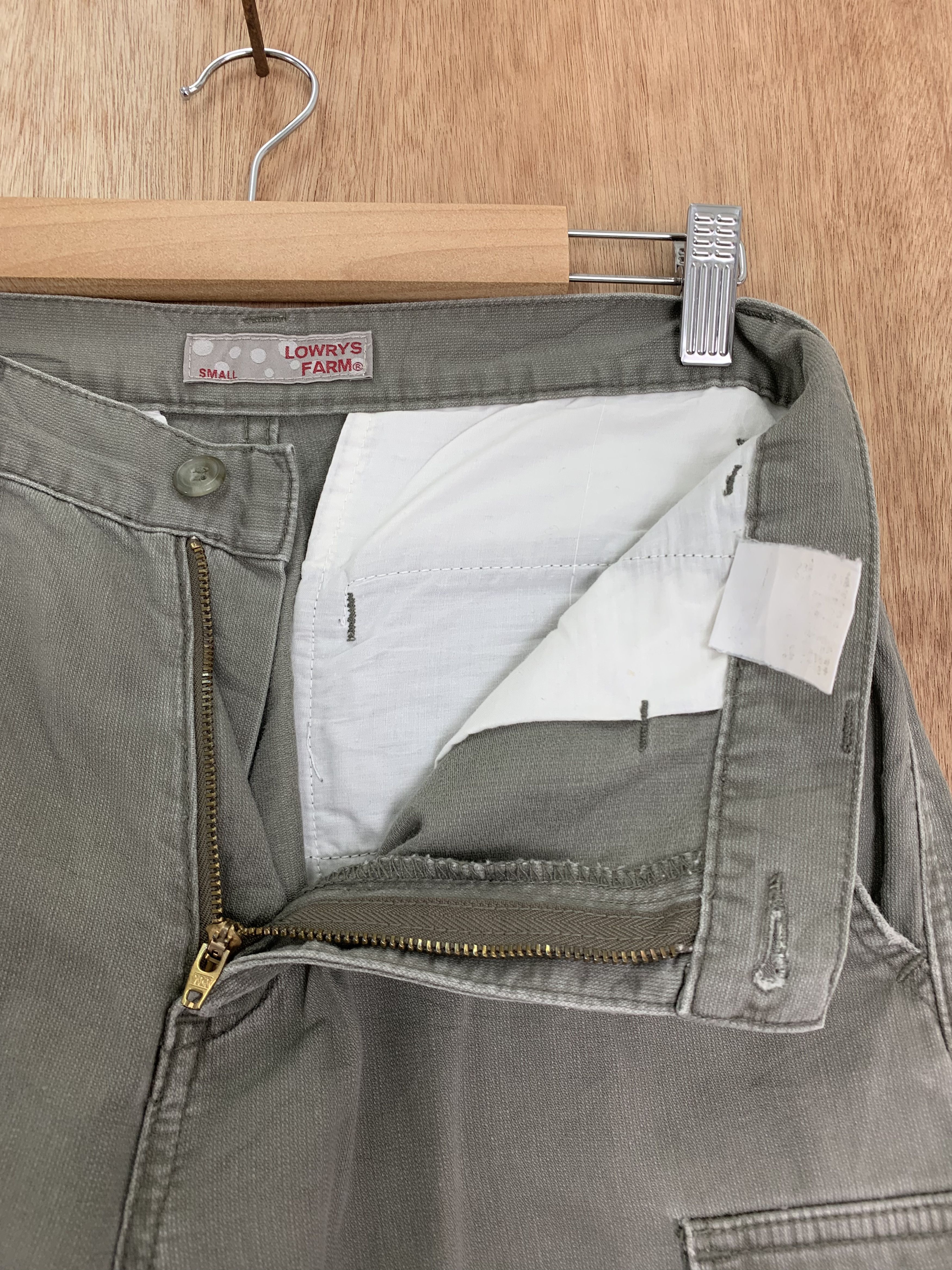 LOWRYS FARM Cargo Pants Lowrs Farm Multipocket Travis Scott Style Size US 27 - 10 Thumbnail