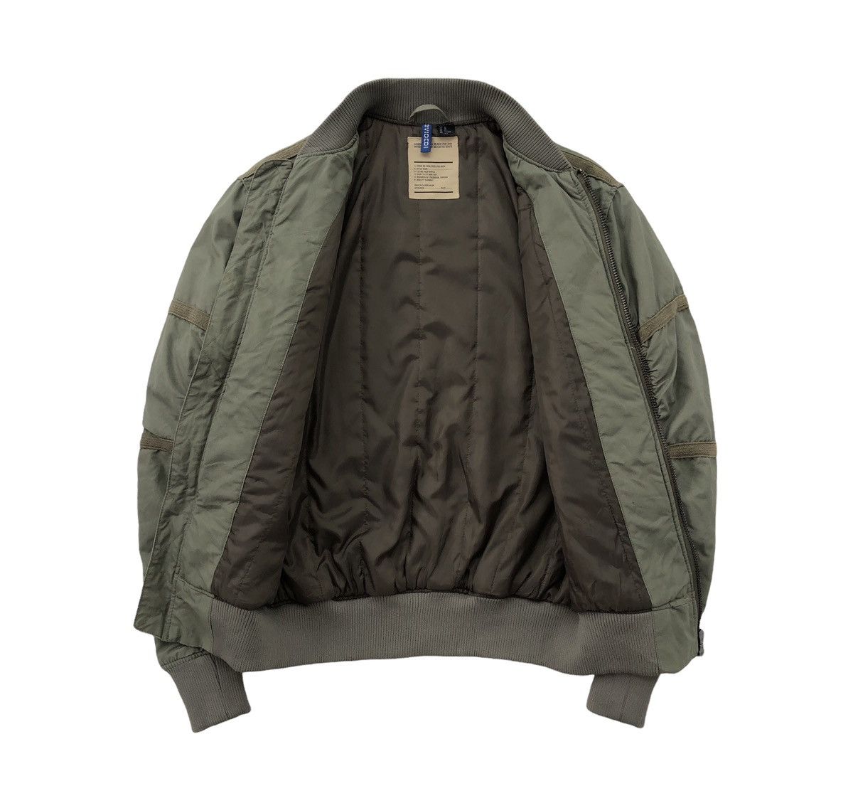 Divided Divided by H&M Bomber Cargo Men's Jacket Utility Rouched Size US M / EU 48-50 / 2 - 7 Thumbnail