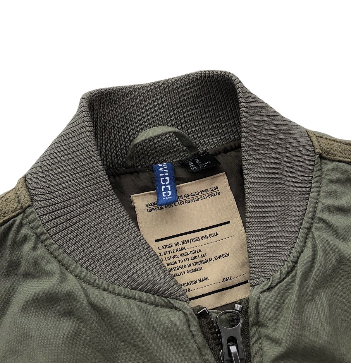 Divided Divided by H&M Bomber Cargo Men's Jacket Utility Rouched Size US M / EU 48-50 / 2 - 9 Thumbnail