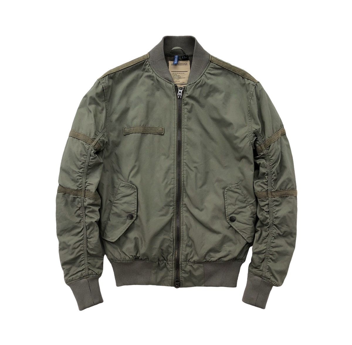 Divided Divided by H&M Bomber Cargo Men's Jacket Utility Rouched Size US M / EU 48-50 / 2 - 3 Thumbnail
