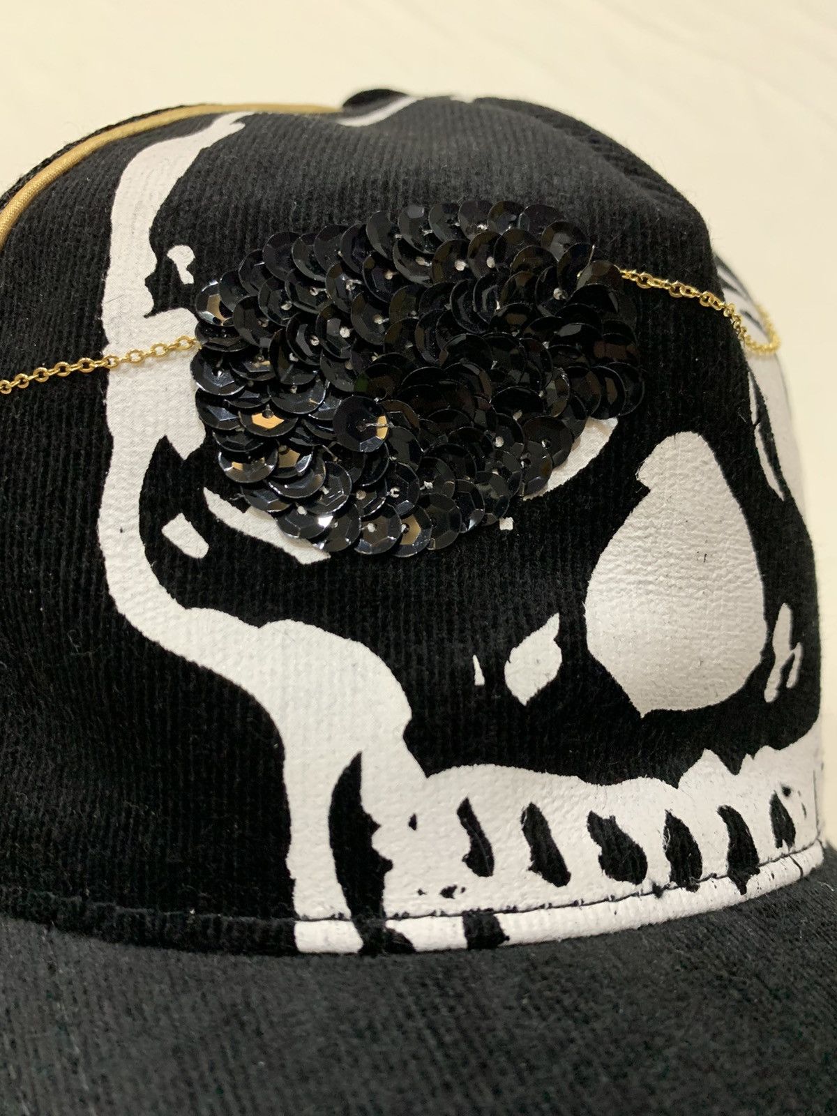 Japanese Brand GRACE HATS BIG SKULL PIRATE BASEBALL CAP Size ONE SIZE - 6 Thumbnail