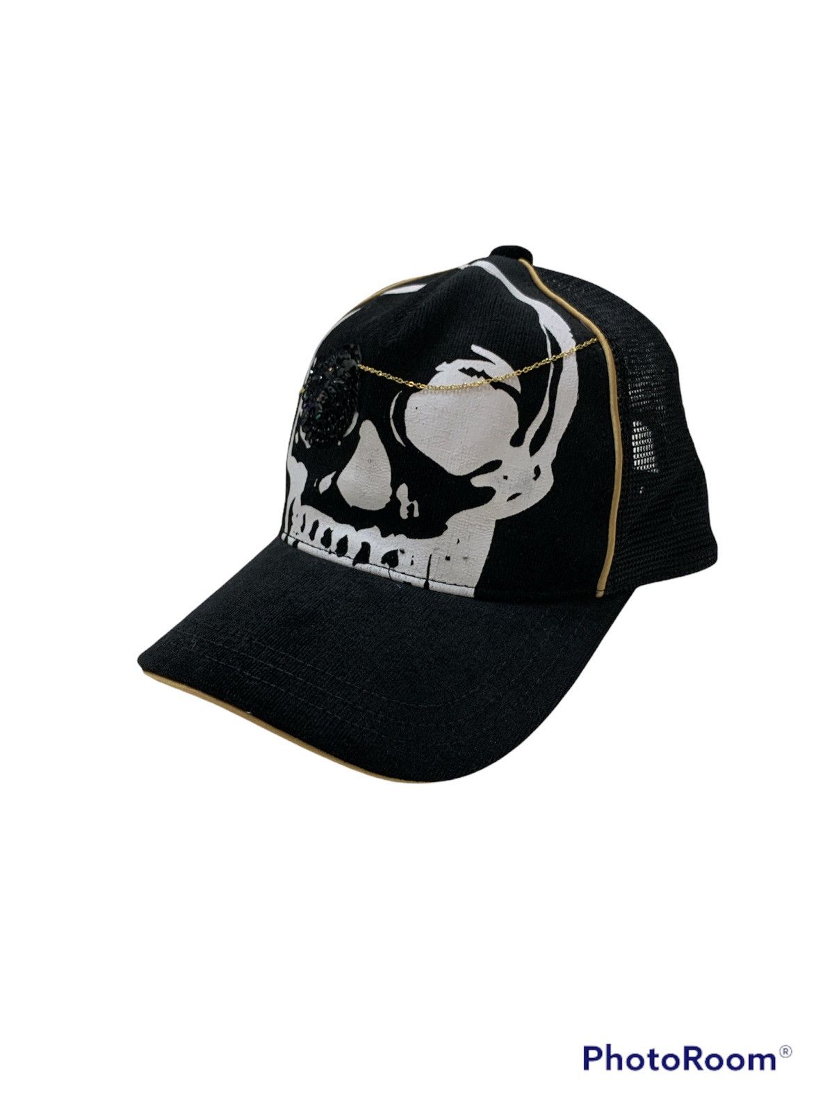 Japanese Brand GRACE HATS BIG SKULL PIRATE BASEBALL CAP Size ONE SIZE - 2 Thumbnail