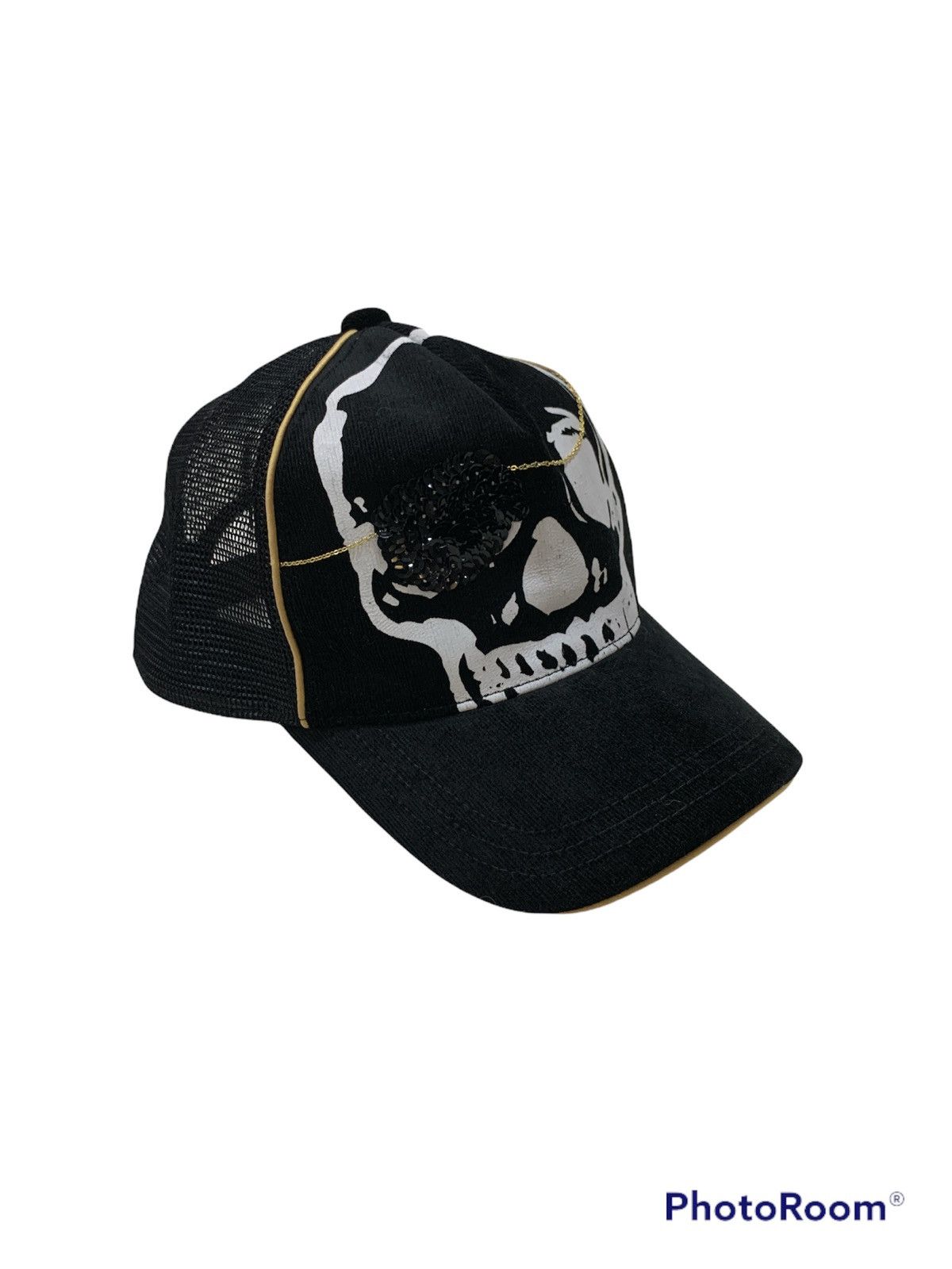 Japanese Brand GRACE HATS BIG SKULL PIRATE BASEBALL CAP Size ONE SIZE - 3 Thumbnail