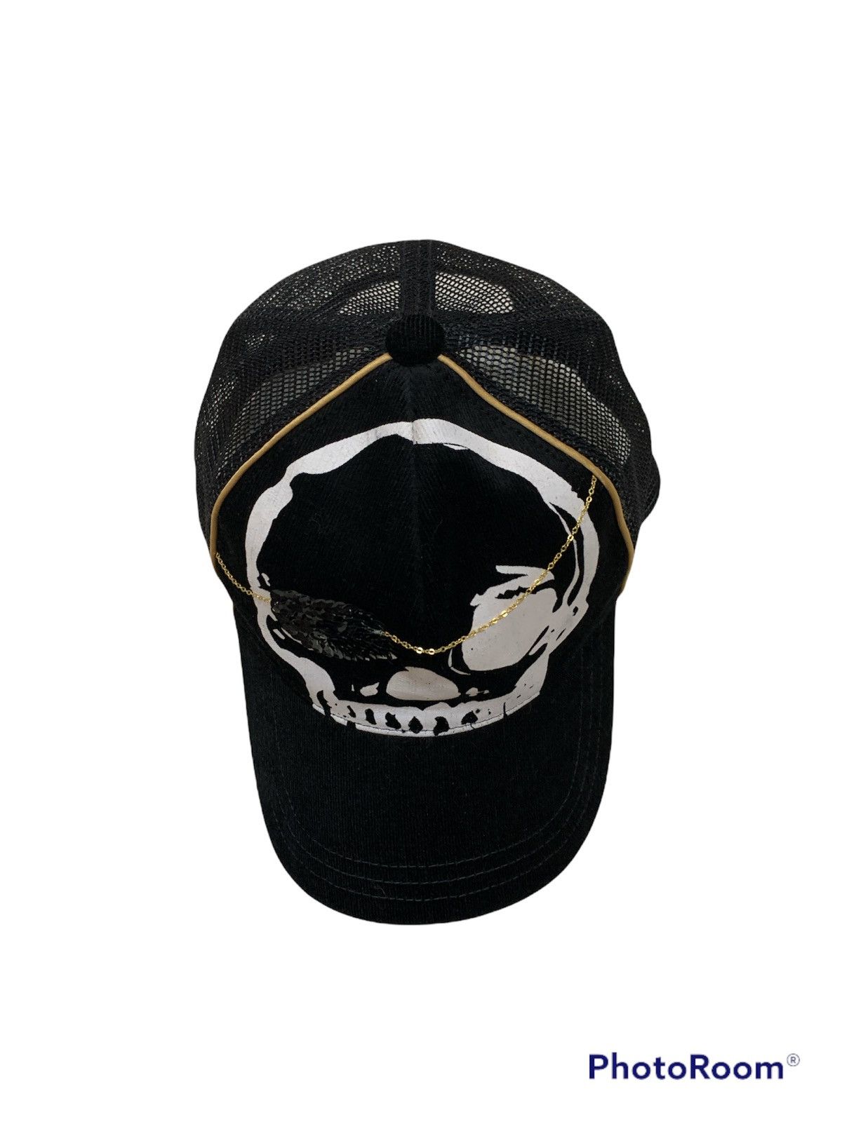 Japanese Brand GRACE HATS BIG SKULL PIRATE BASEBALL CAP Size ONE SIZE - 5 Thumbnail
