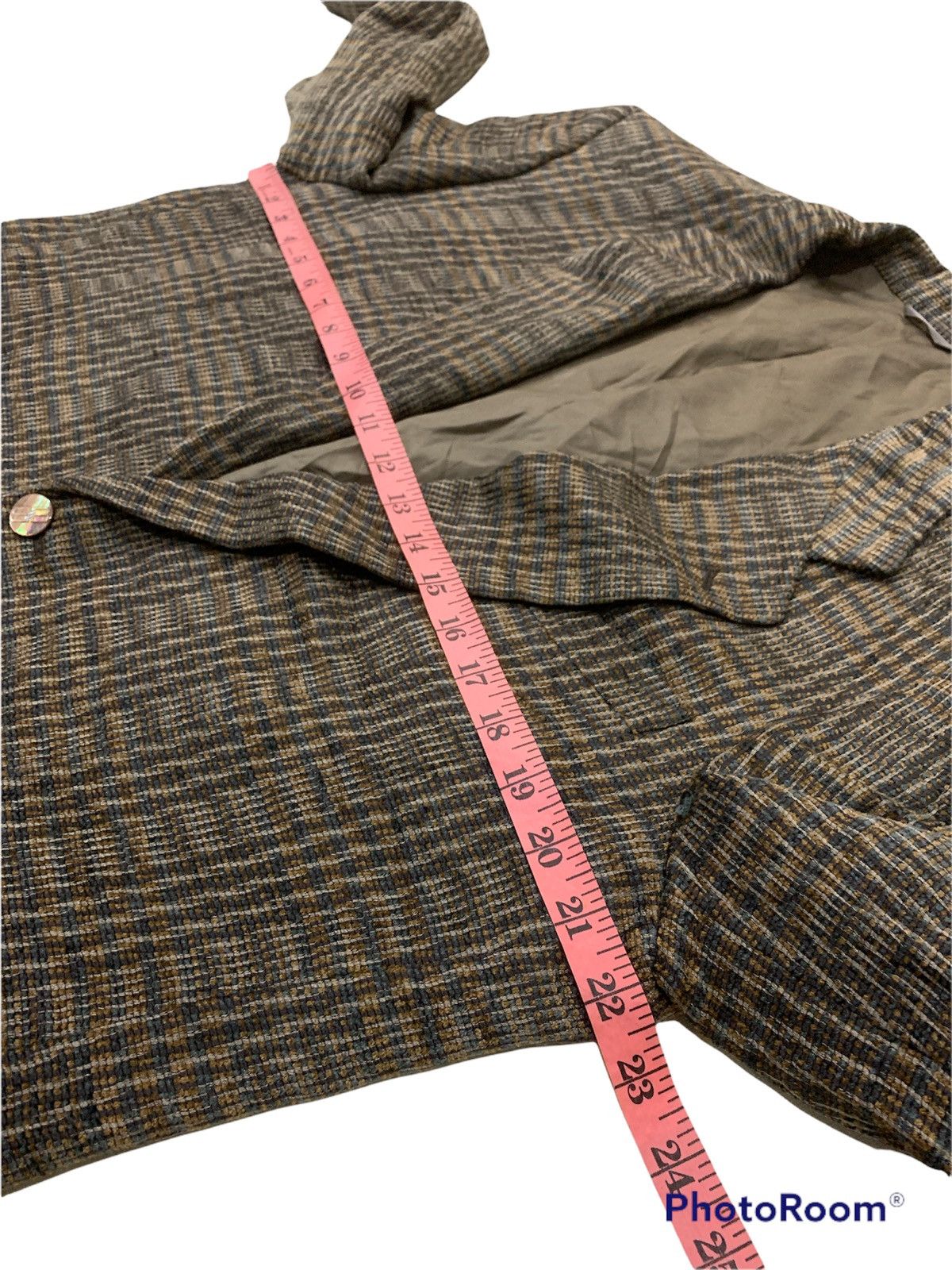 Balenciaga VINTAGE BALENCIAGA SILK FRAYED TWEED BLAZER JACKET Size 46L - 5 Thumbnail