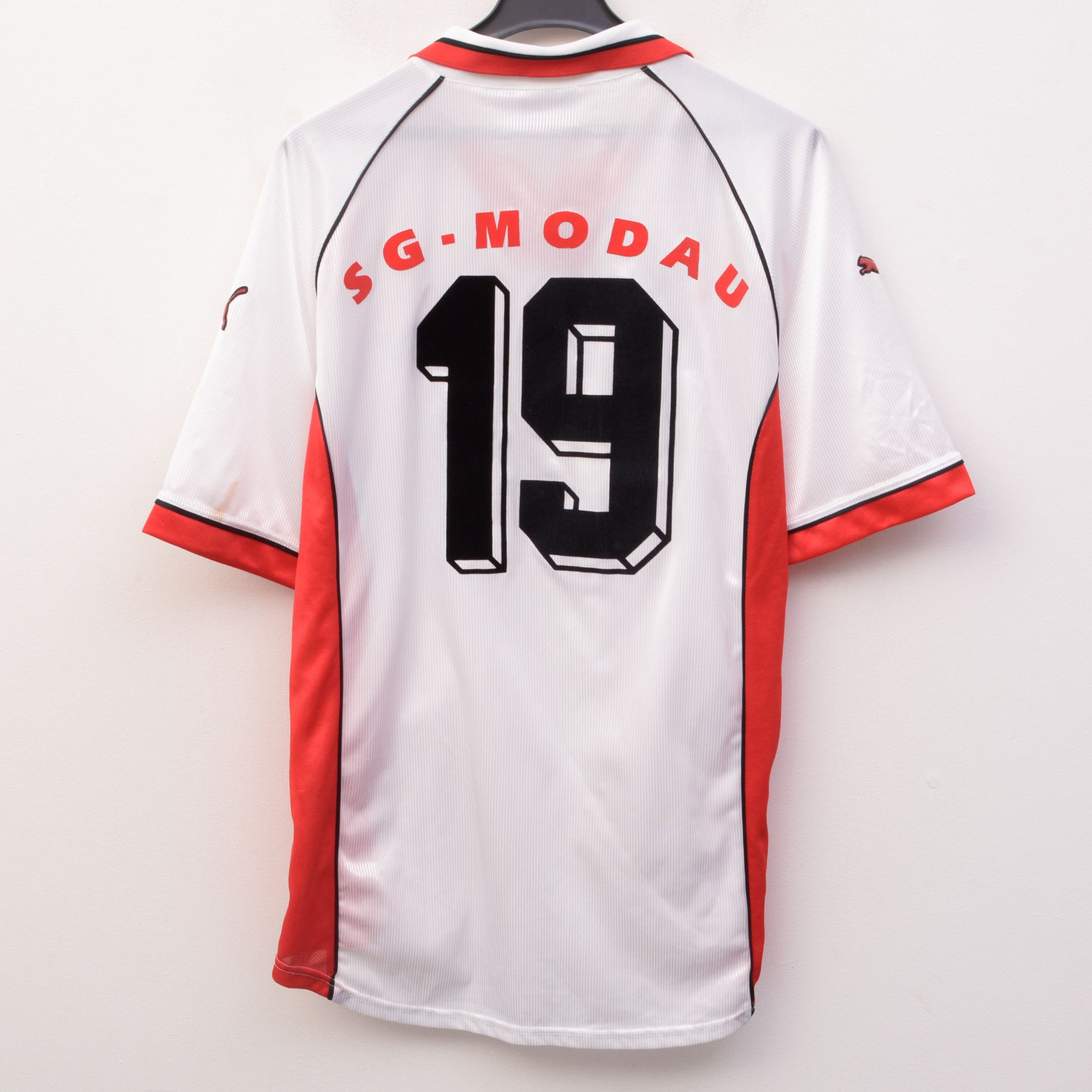 Puma C01 SG MODAU #19 XL away shirt jersey Mitsubishi Motors Size US XL / EU 56 / 4 - 6 Thumbnail