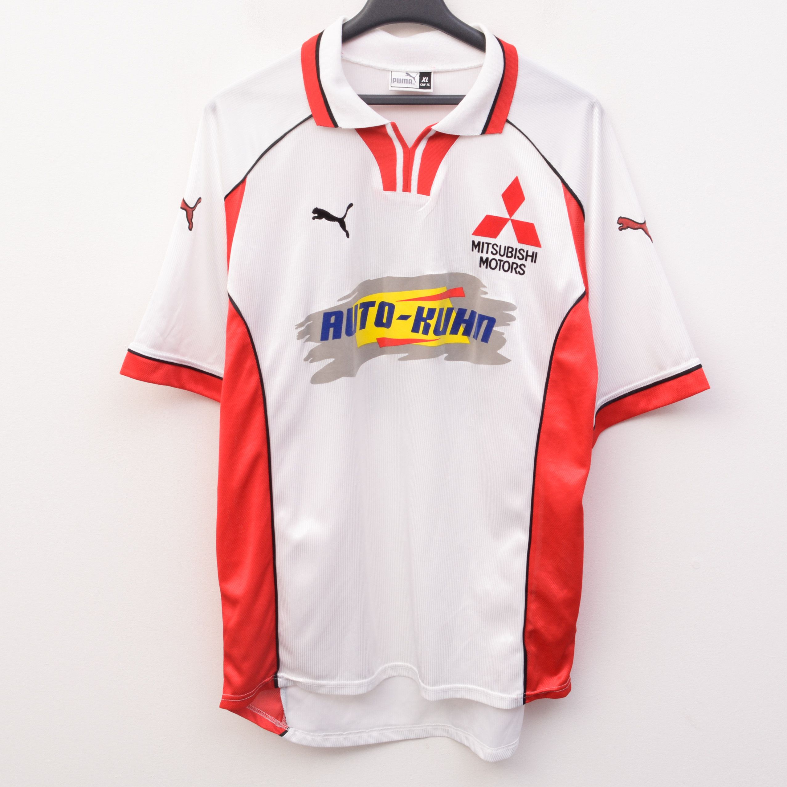 Puma C01 SG MODAU #19 XL away shirt jersey Mitsubishi Motors Size US XL / EU 56 / 4 - 1 Thumbnail