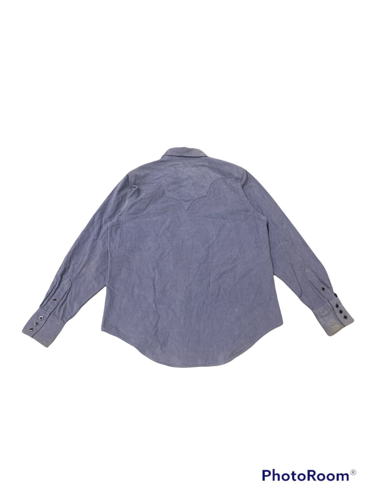 Rockmount Ranch Wear × Vintage ROCKMOUNT RANCH WEAR TRU WEST CORDUROY STONE BUTTON SHIRT Size US L / EU 52-54 / 3 - 2 Thumbnail