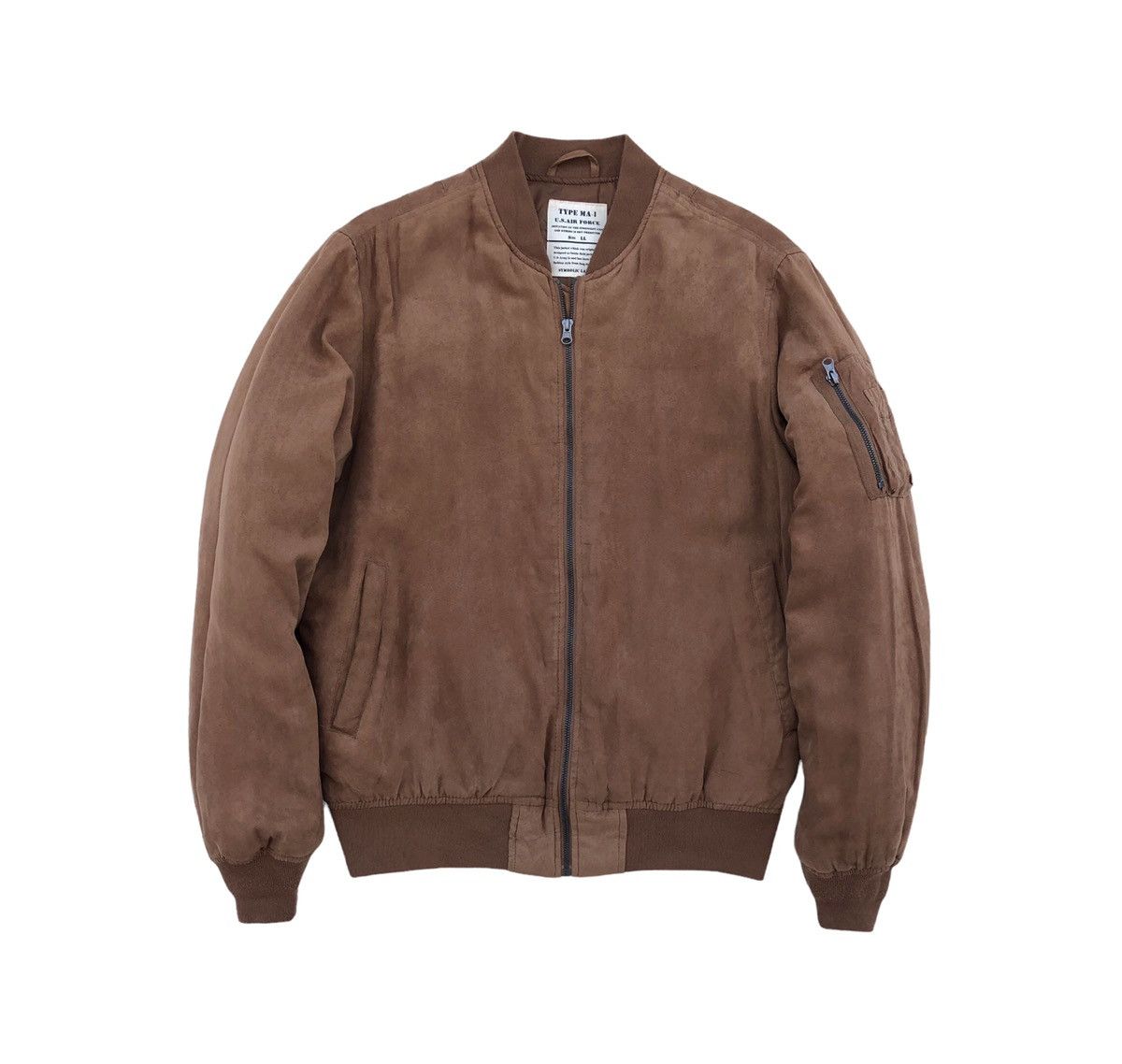 Japanese Brand U. S. AIR Force Type MA-1 Velvet Jacket Size US L / EU 52-54 / 3 - 1 Thumbnail