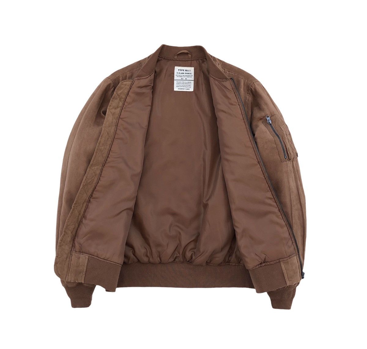 Japanese Brand U. S. AIR Force Type MA-1 Velvet Jacket Size US L / EU 52-54 / 3 - 2 Thumbnail