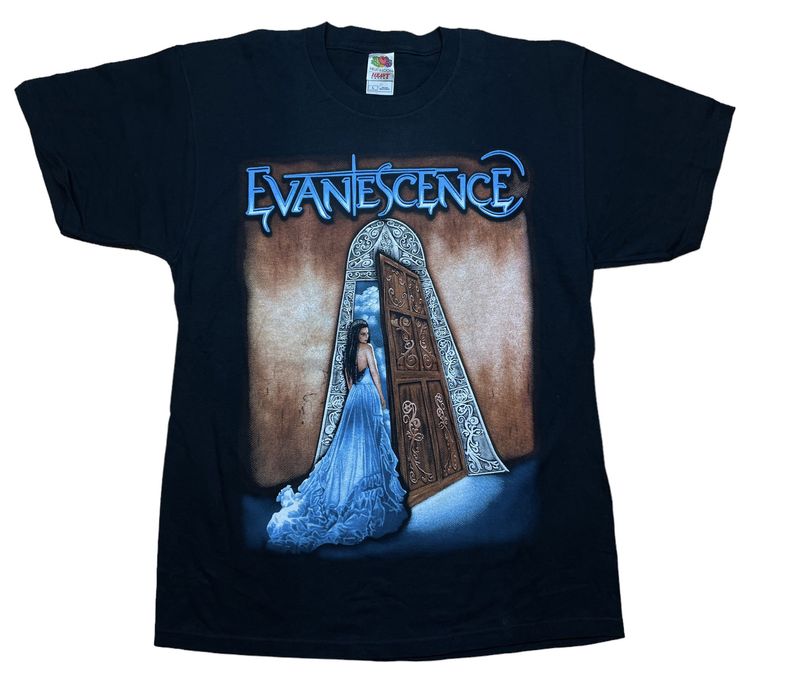Vintage Vintage Evanescence Open Door Band Rock Shirt Tee Y2K Grailed