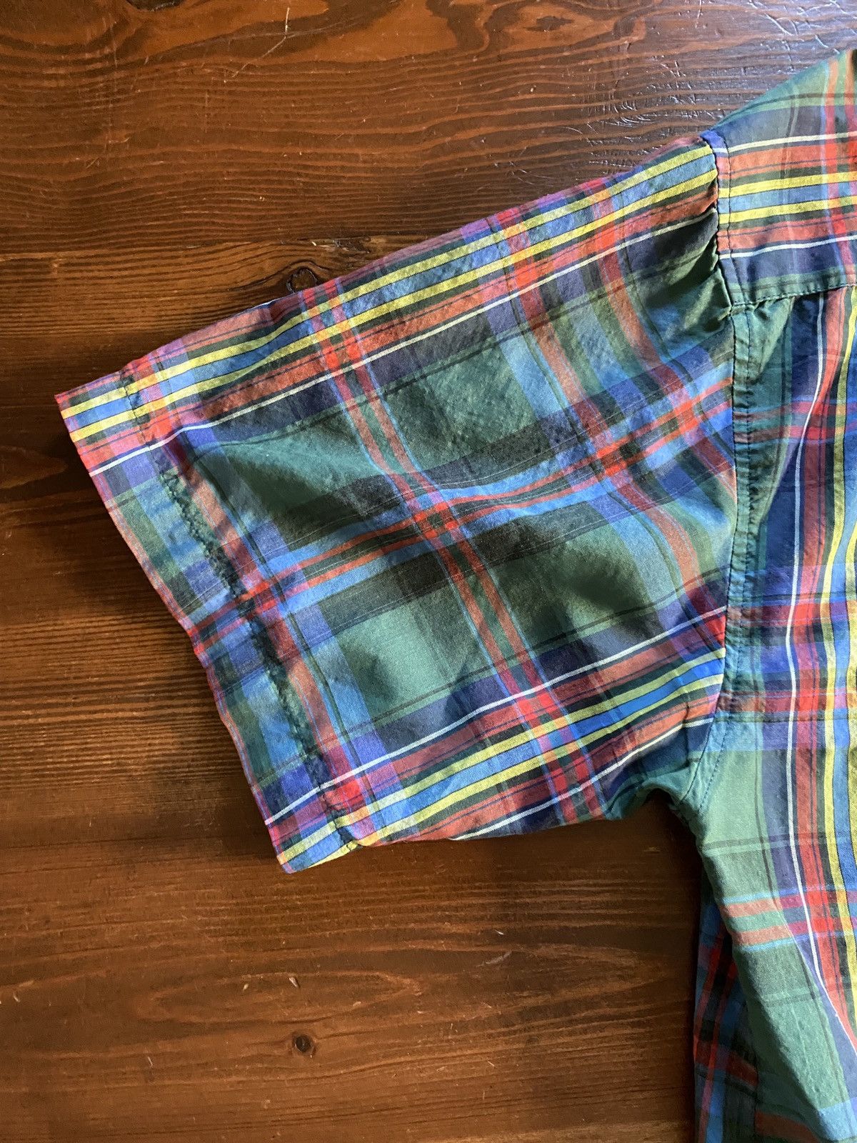 Vintage Vintage 90’s Claybrooke Plaid Short Sleeve Button Up Size US M / EU 48-50 / 2 - 10 Thumbnail