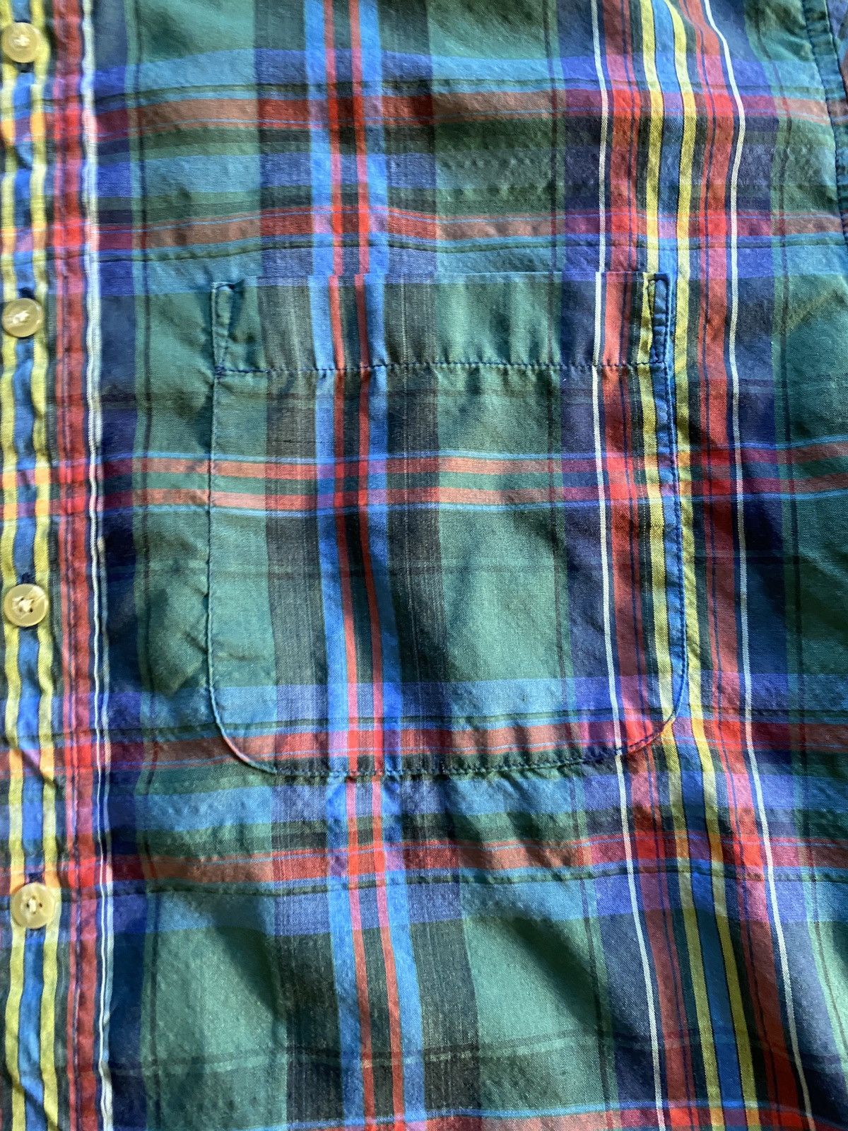 Vintage Vintage 90’s Claybrooke Plaid Short Sleeve Button Up Size US M / EU 48-50 / 2 - 6 Thumbnail