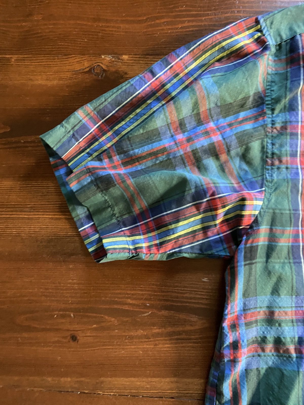 Vintage Vintage 90’s Claybrooke Plaid Short Sleeve Button Up Size US M / EU 48-50 / 2 - 3 Thumbnail