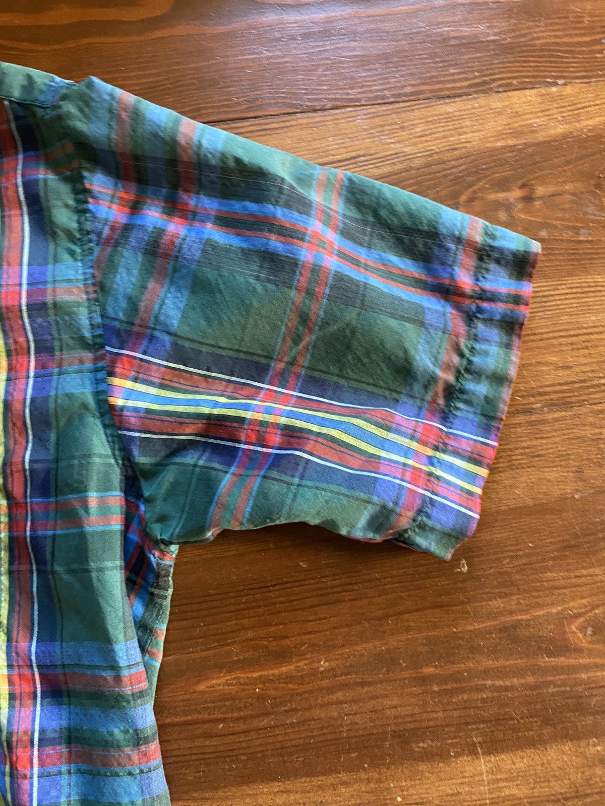 Vintage Vintage 90’s Claybrooke Plaid Short Sleeve Button Up Size US M / EU 48-50 / 2 - 2 Thumbnail