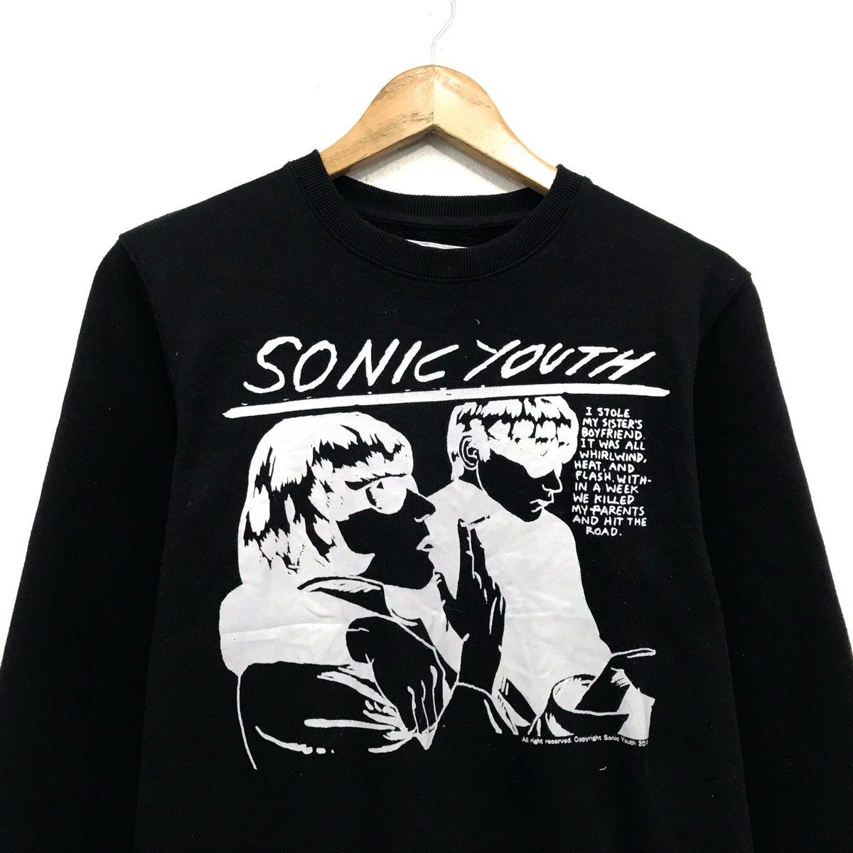 Band Tees × Seditionaries Vintage Sonic Youth Sweatshirt Biglogo American Rock Band Size US S / EU 44-46 / 1 - 2 Thumbnail