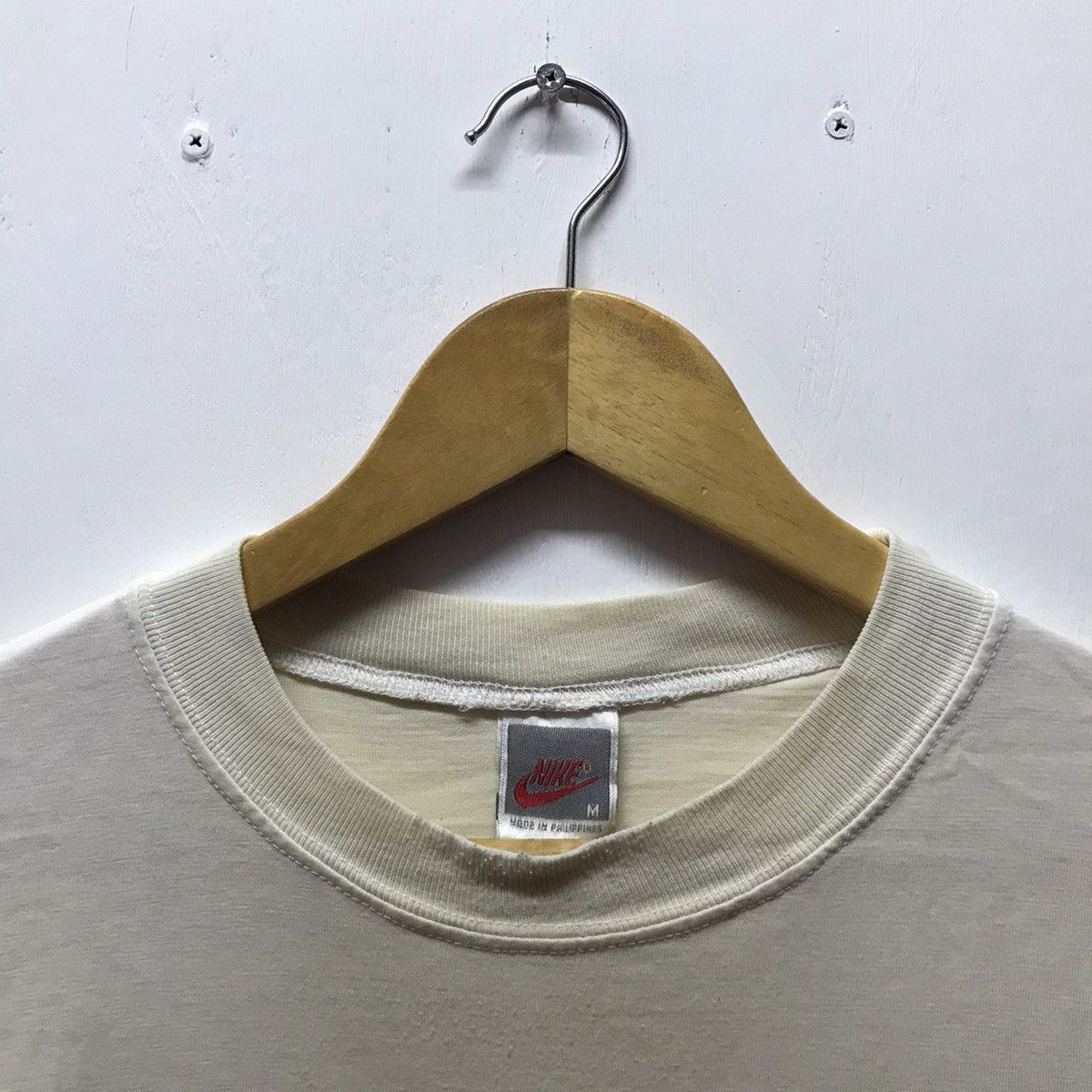Nike × Vintage Vintage 90’s Nike Crew Neck Nike Shirt Nike Big Logo Swoosh Size US M / EU 48-50 / 2 - 6 Thumbnail